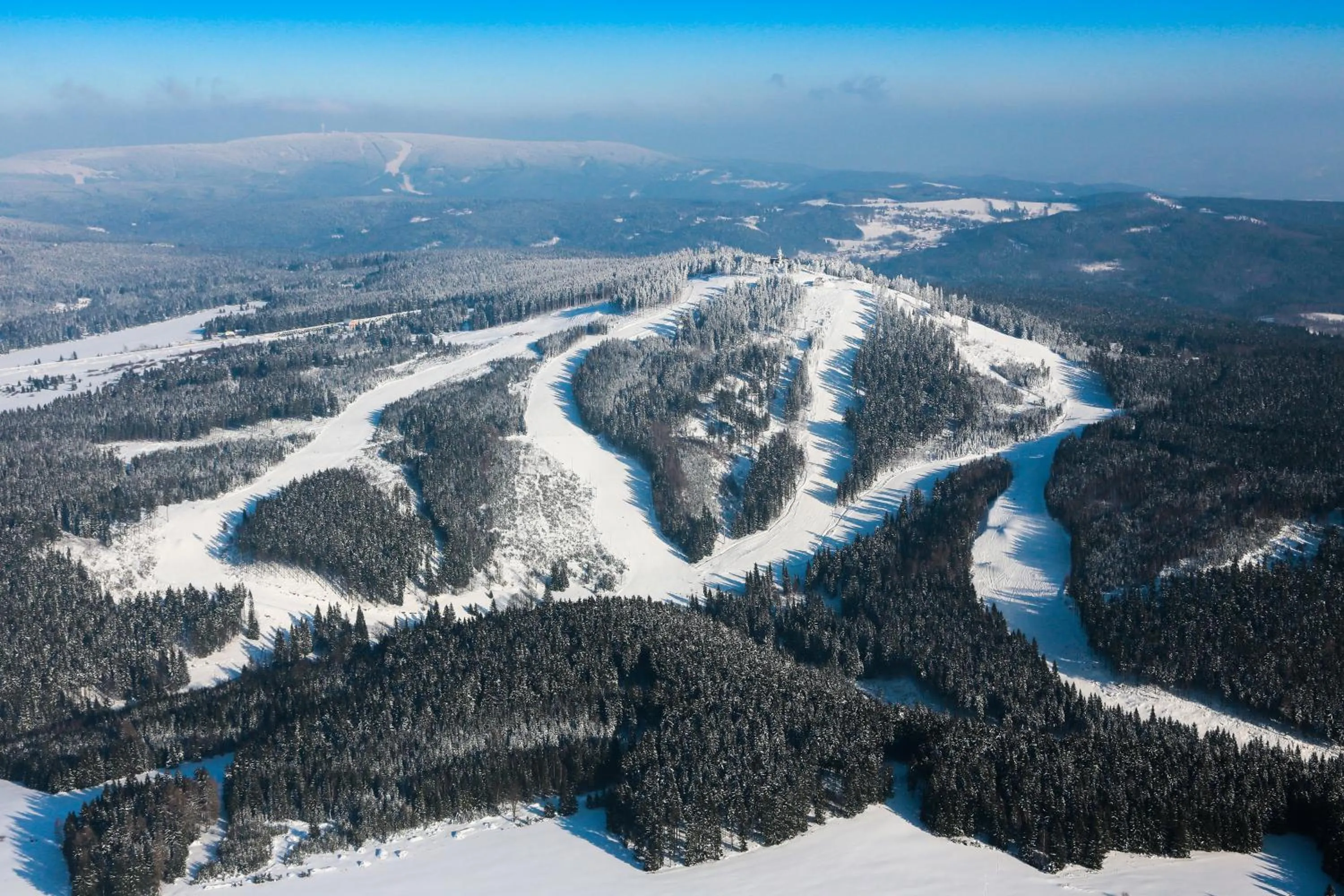 Bird's eye view in Hotel Plesivec