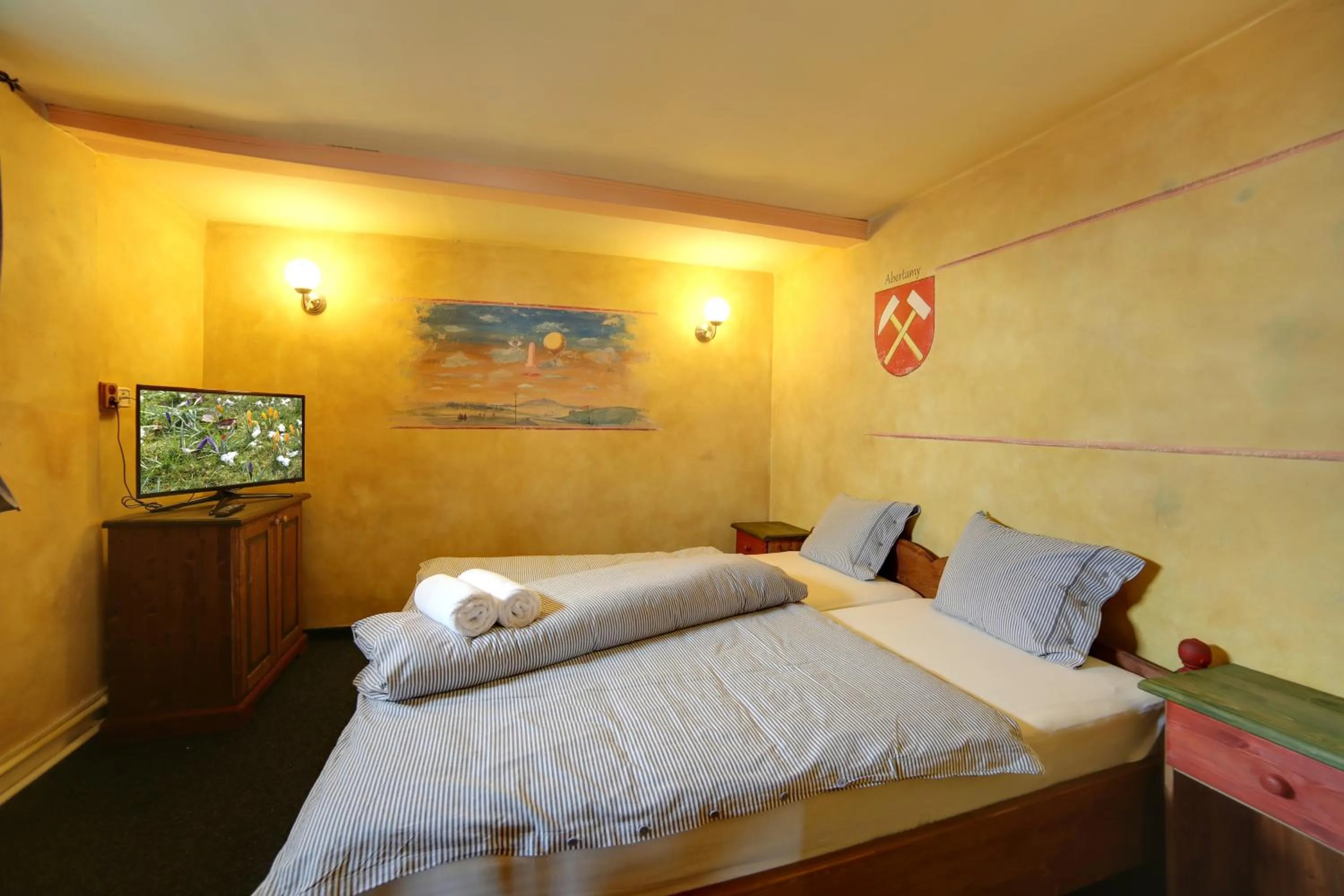 TV and multimedia, Bed in Hotel Plesivec