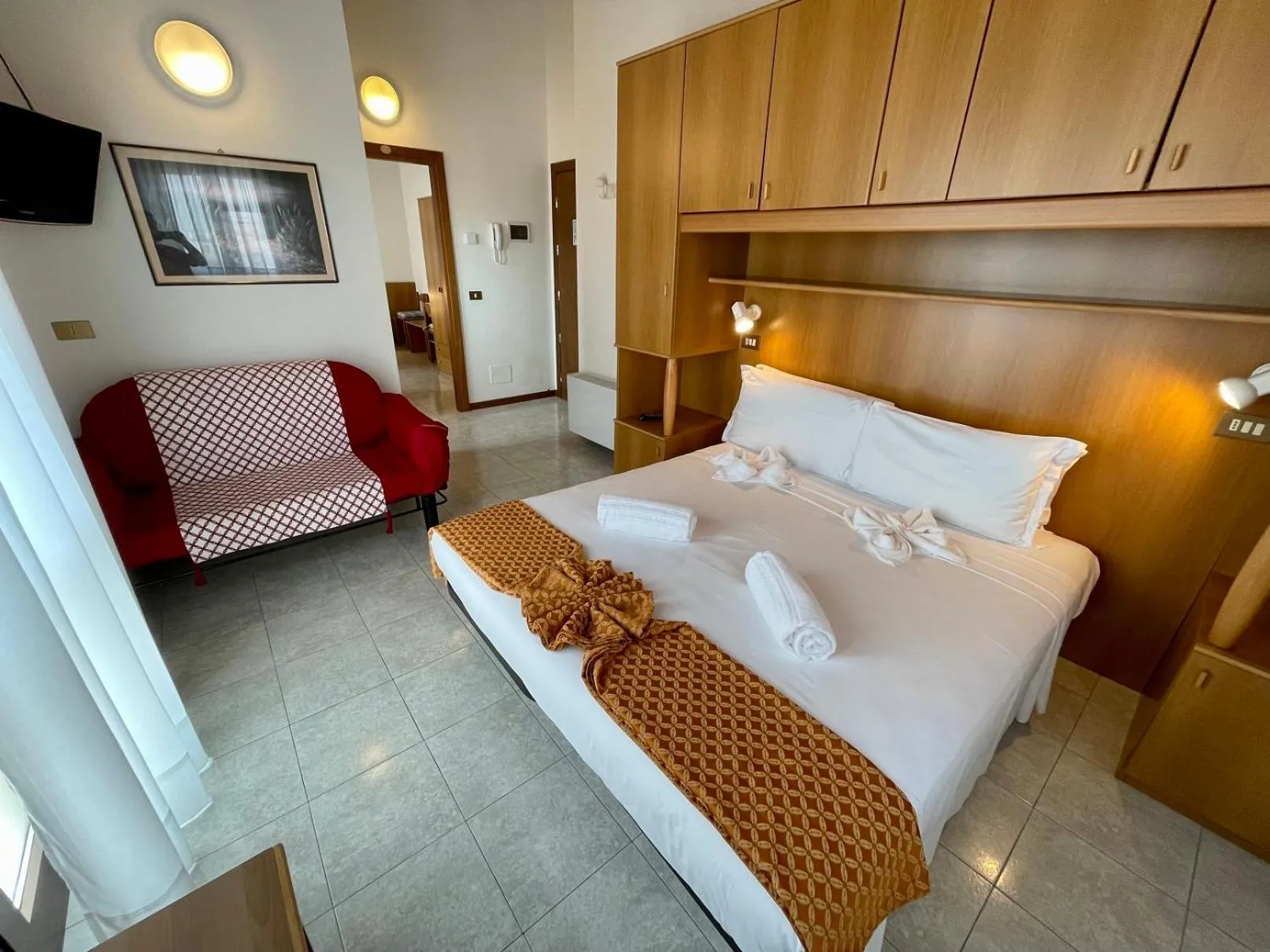 Bedroom in Hotel Rosa Caorle