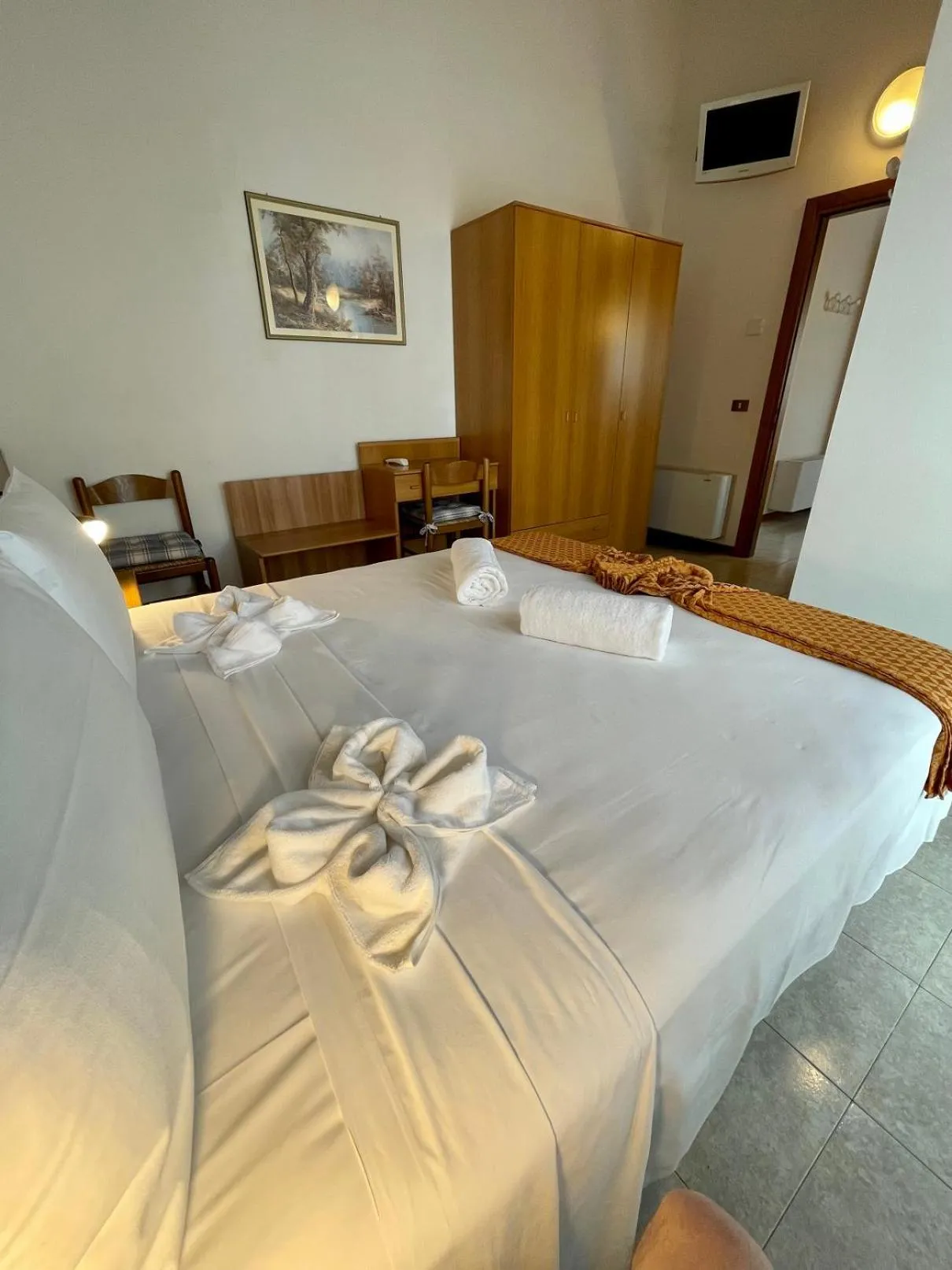Bed in Hotel Rosa Caorle