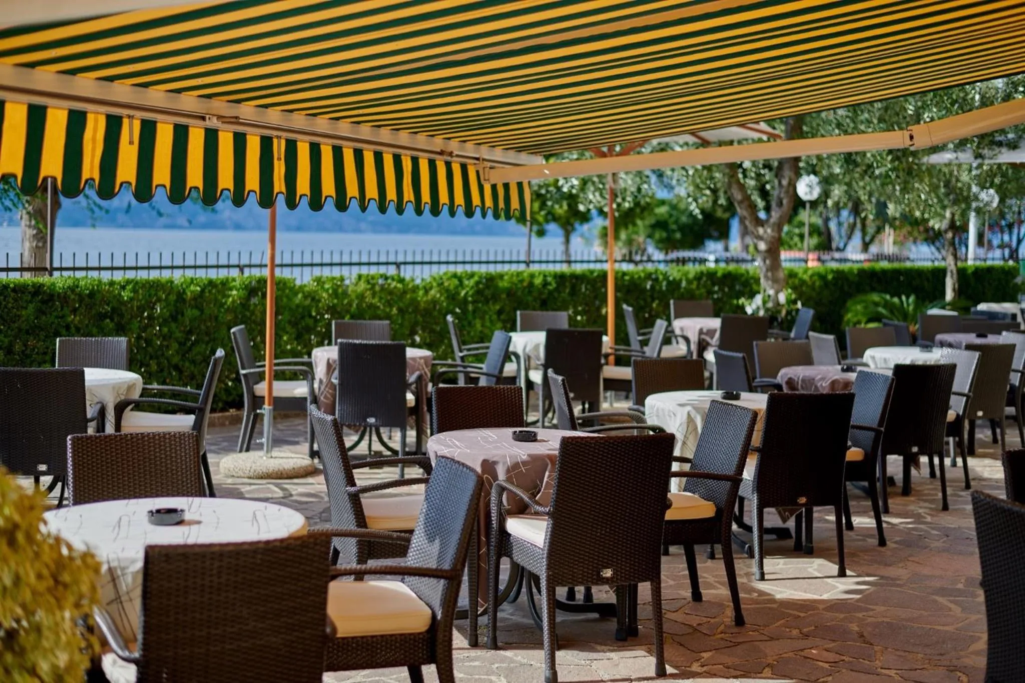 Balcony/Terrace in Albergo Del Garda