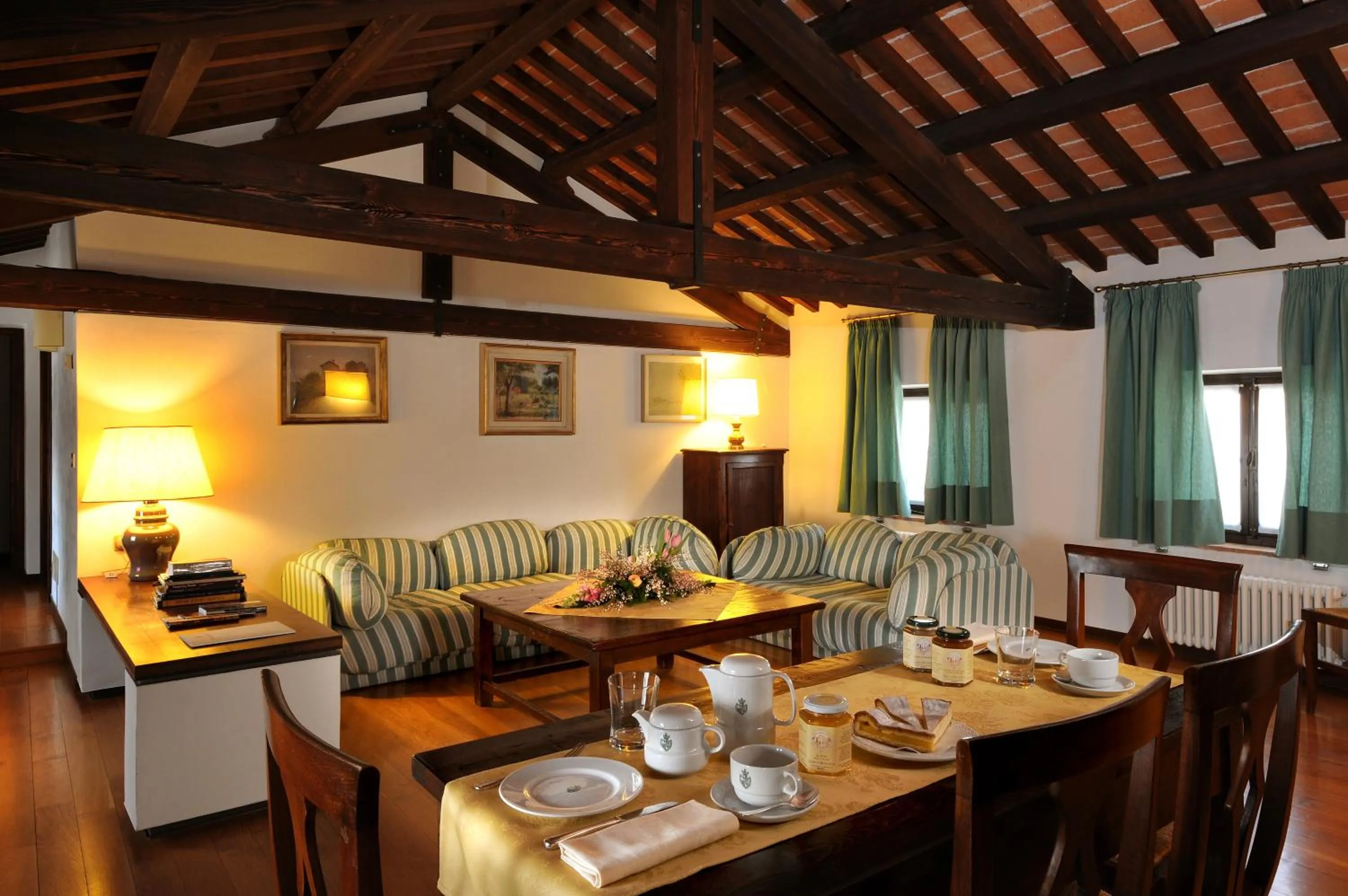 Living room in La Foresteria Serego Alighieri