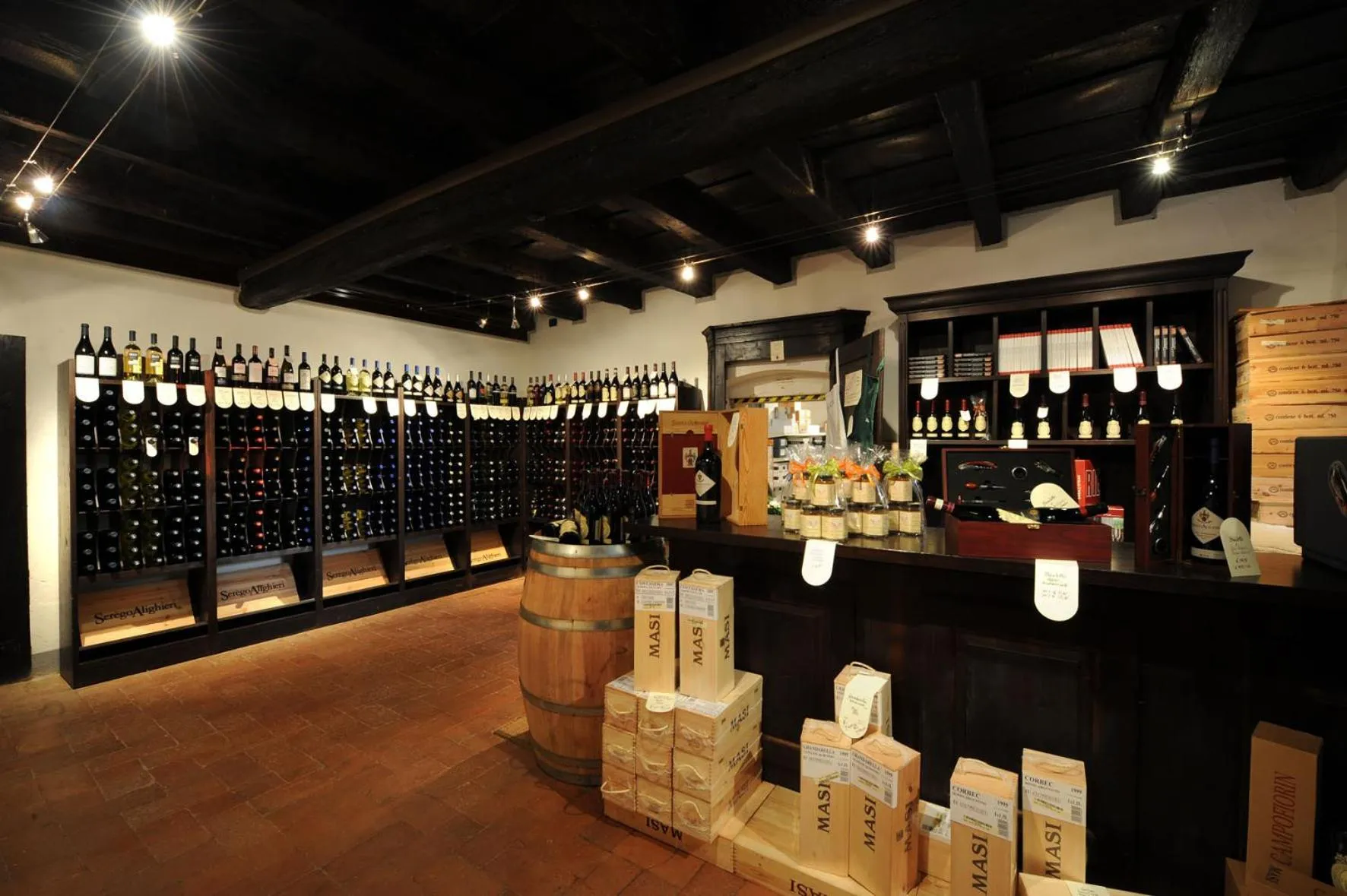 On-site shops in La Foresteria Serego Alighieri