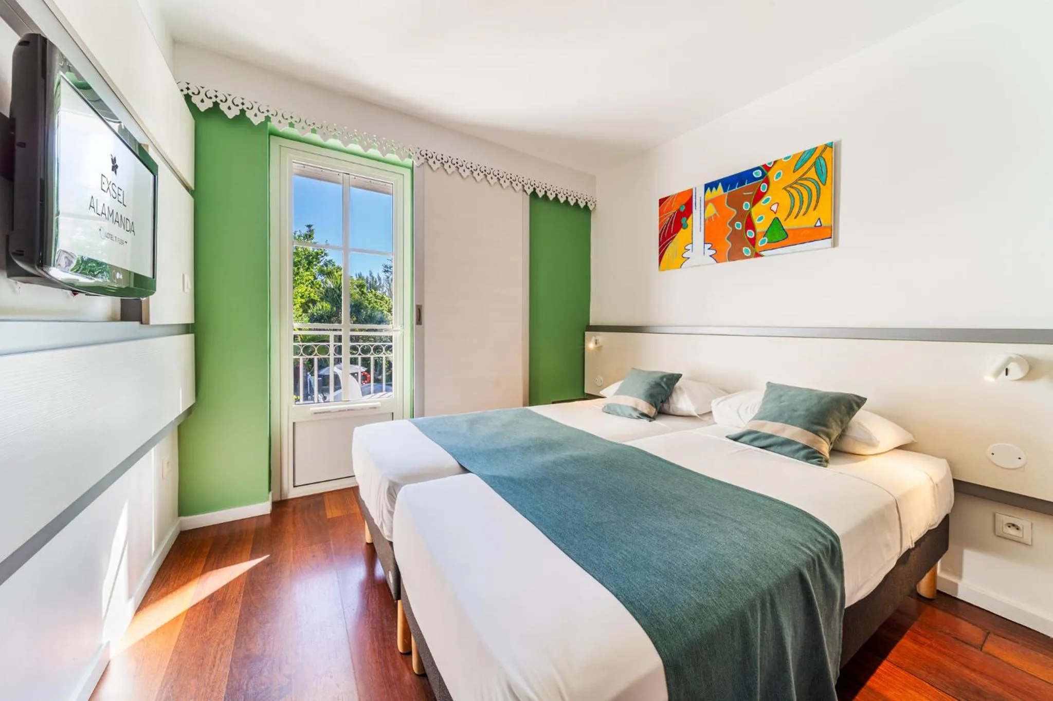 Bedroom, Bed in Hotel Exsel Alamanda