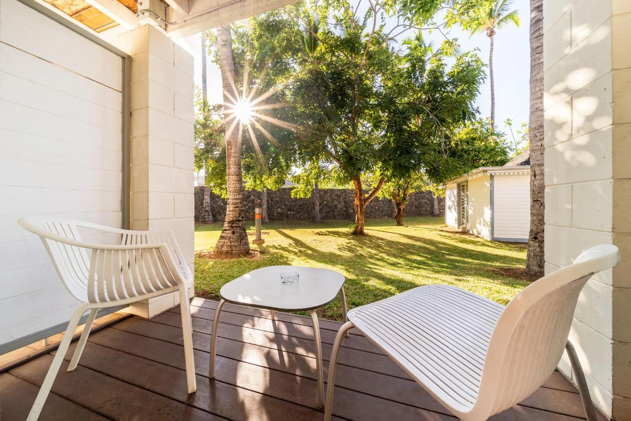 Patio in Hotel Exsel Alamanda