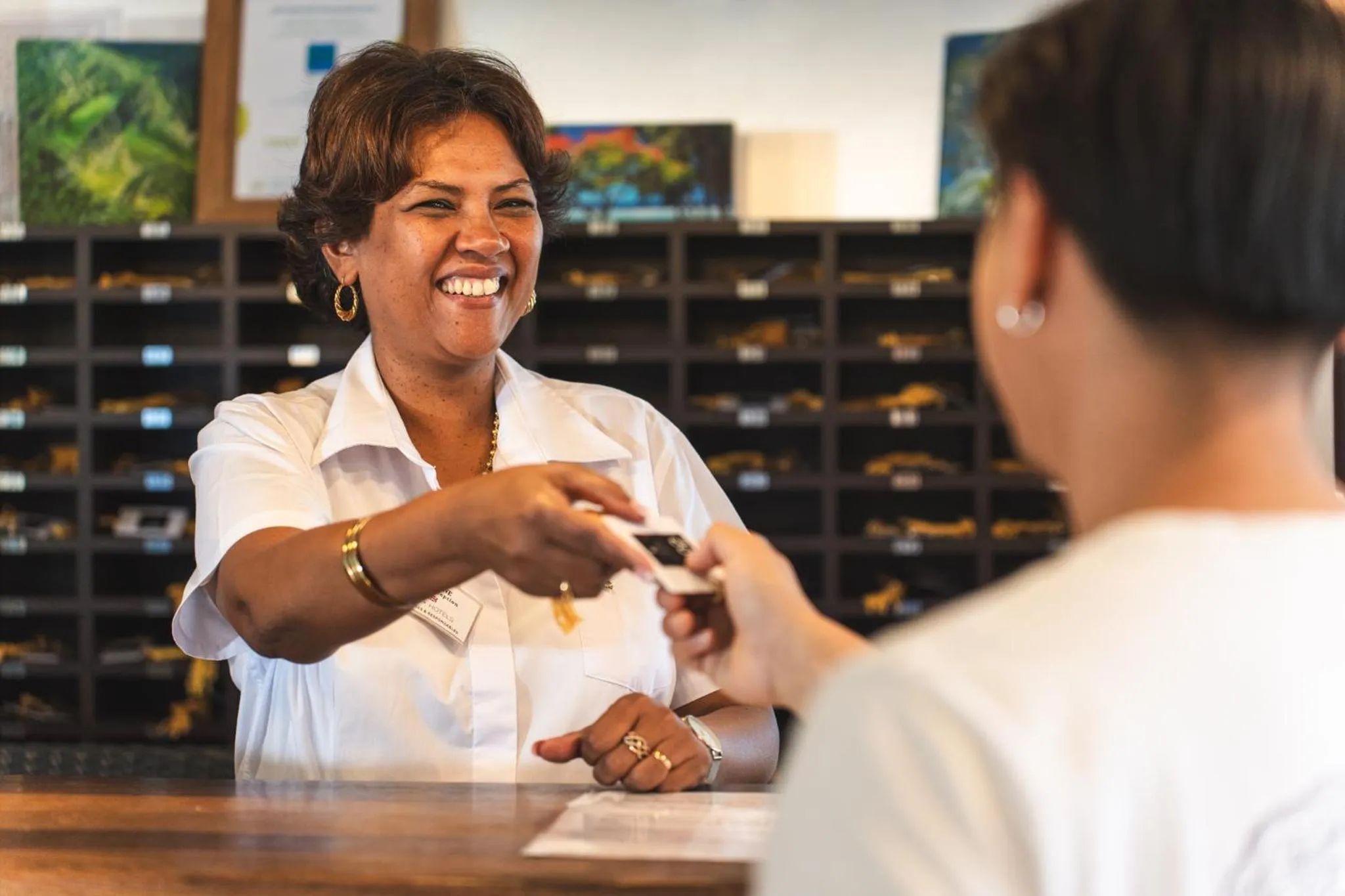 Lobby or reception in Hotel Exsel Alamanda