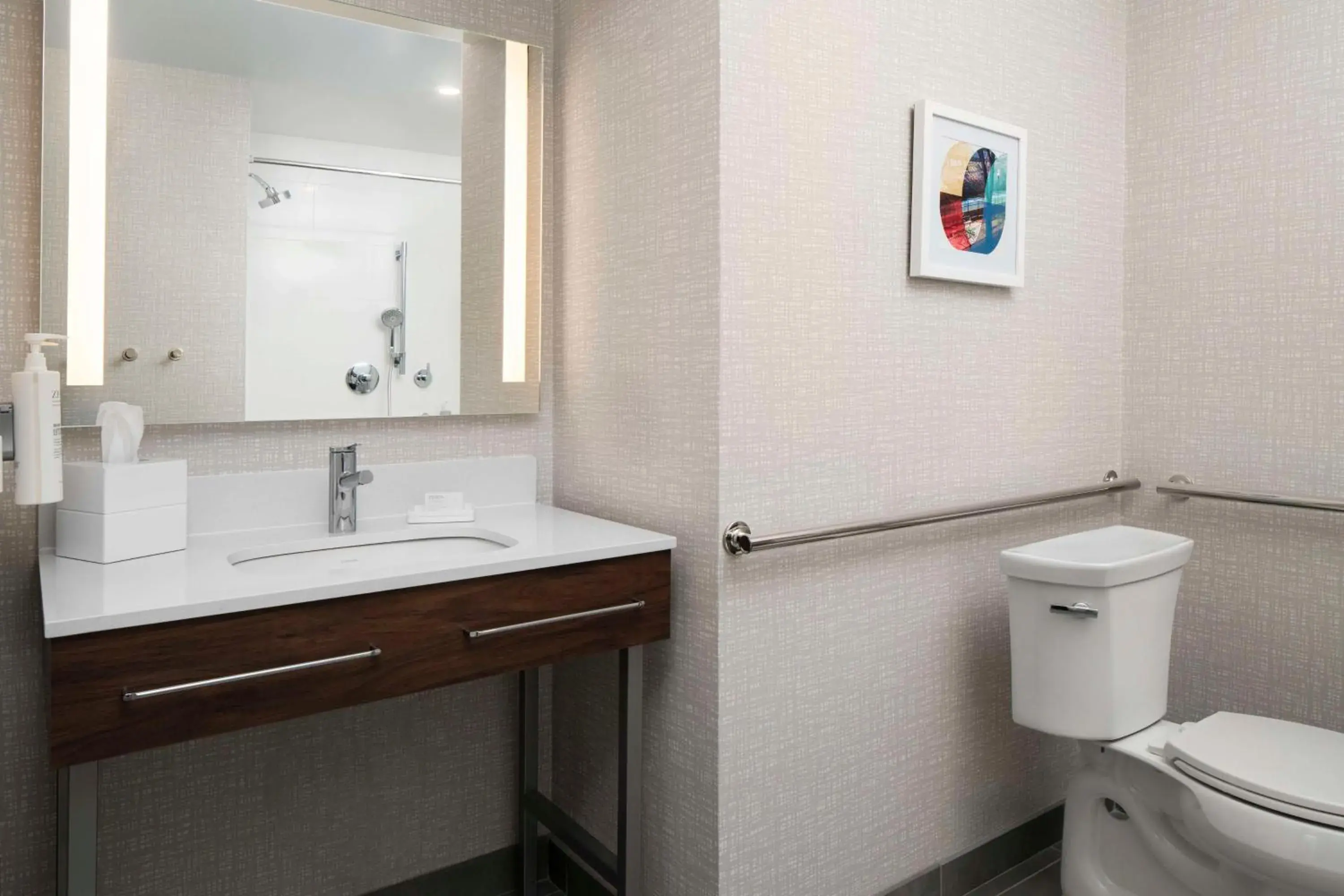 Bathroom in Hampton Inn Chicopee - Springfield Bathroom in Hampton Inn Chicopee - Springfield