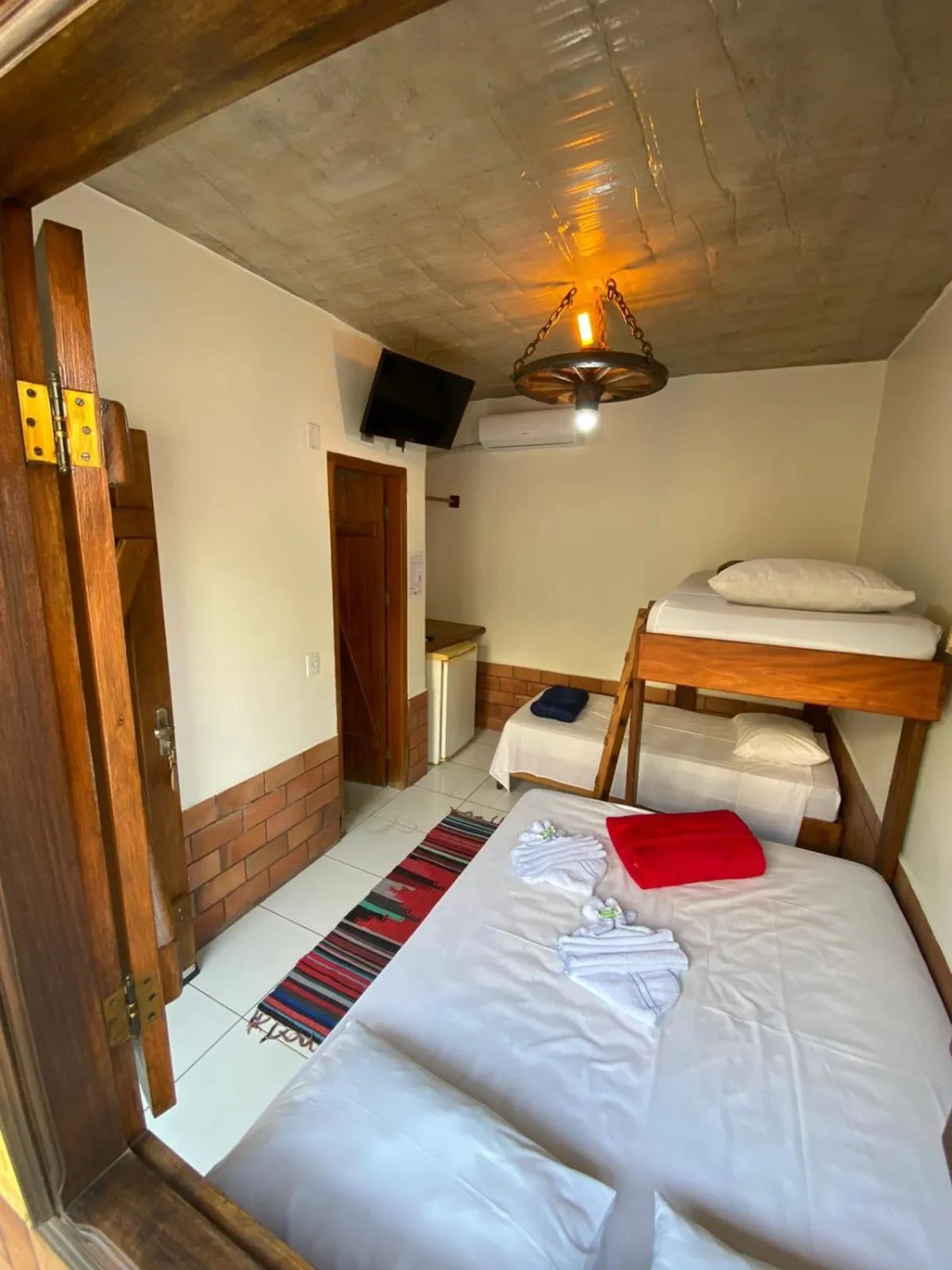 Bed in Pousada Segredo