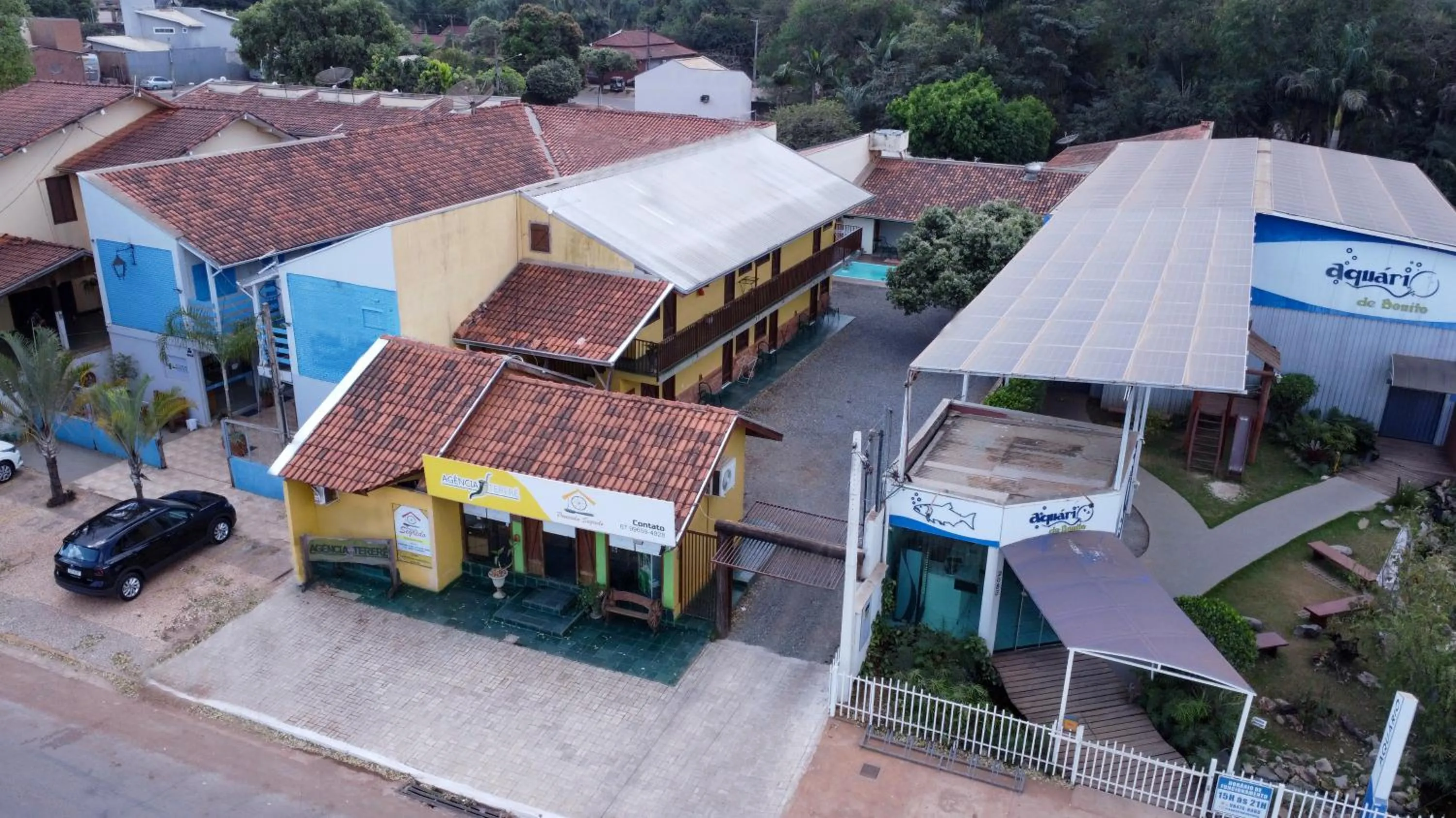 Bird's eye view in Pousada Segredo