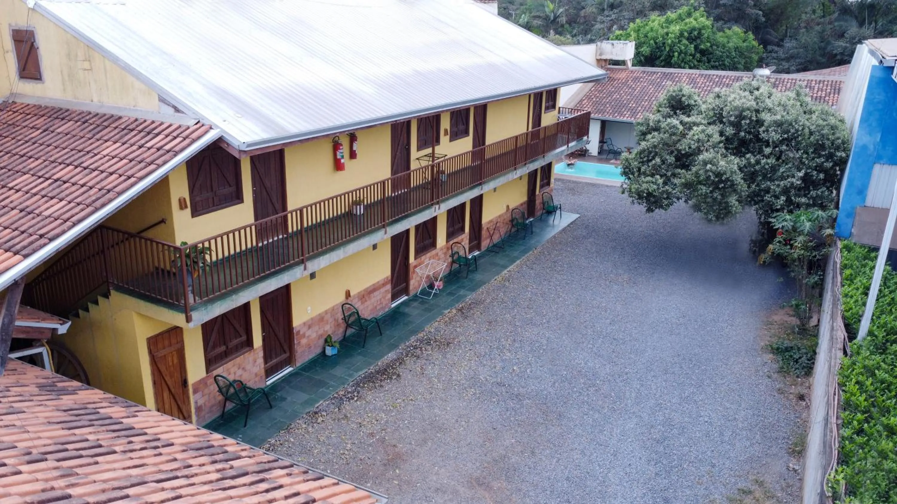 Bird's eye view in Pousada Segredo