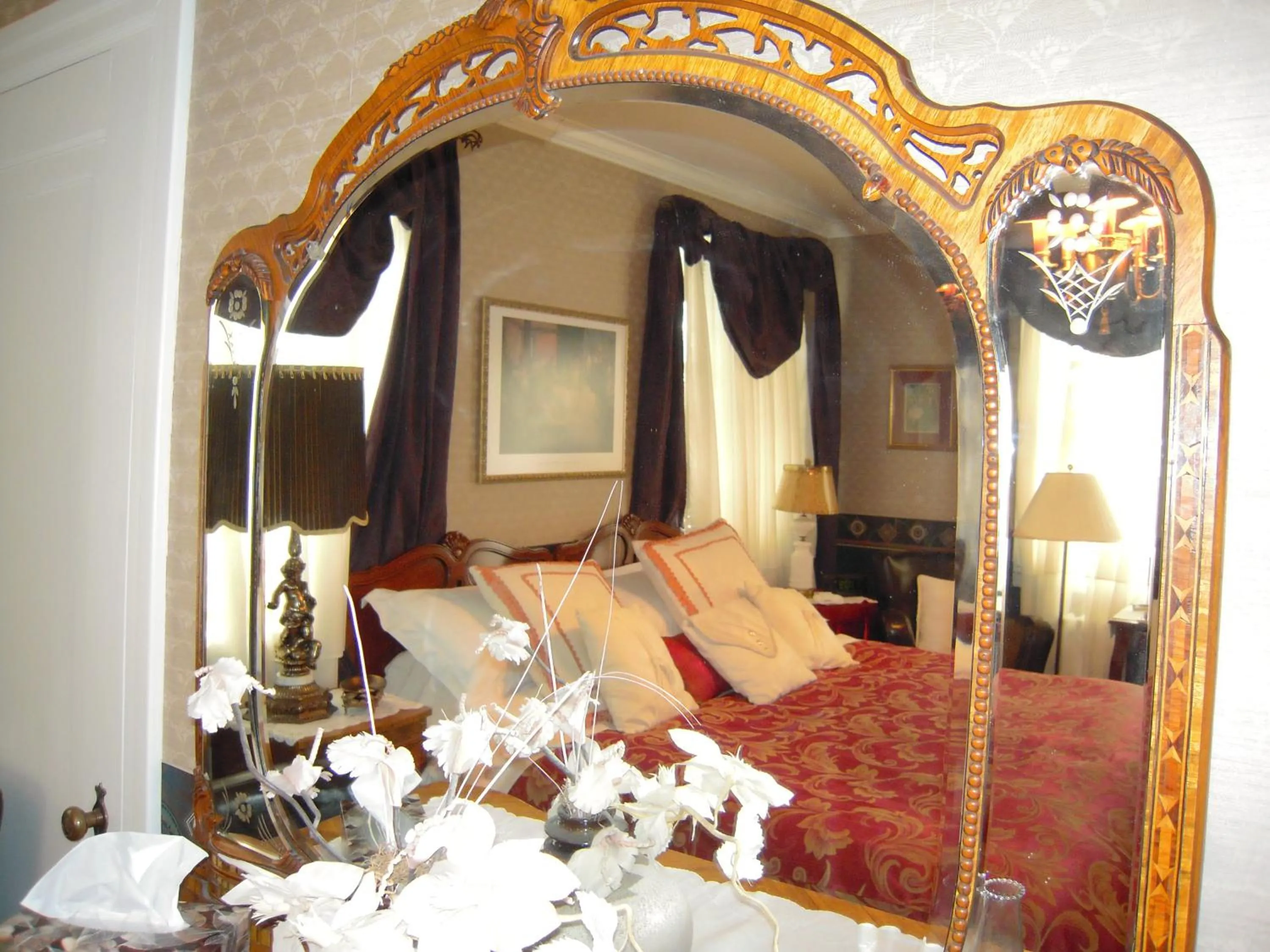 Bed in L'Arvidienne Couette et Café