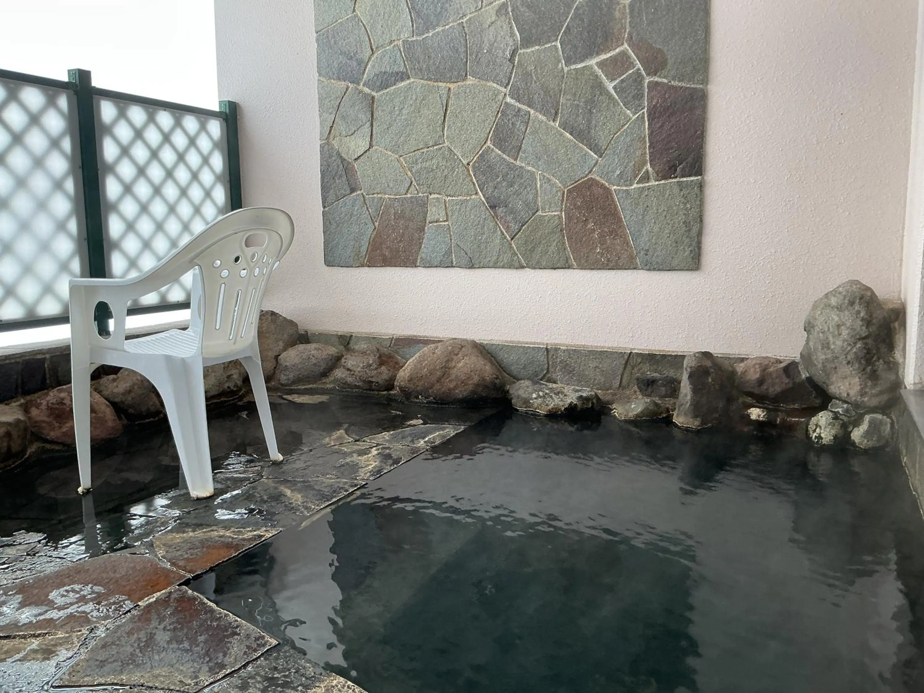 Open Air Bath in Furano La Terre