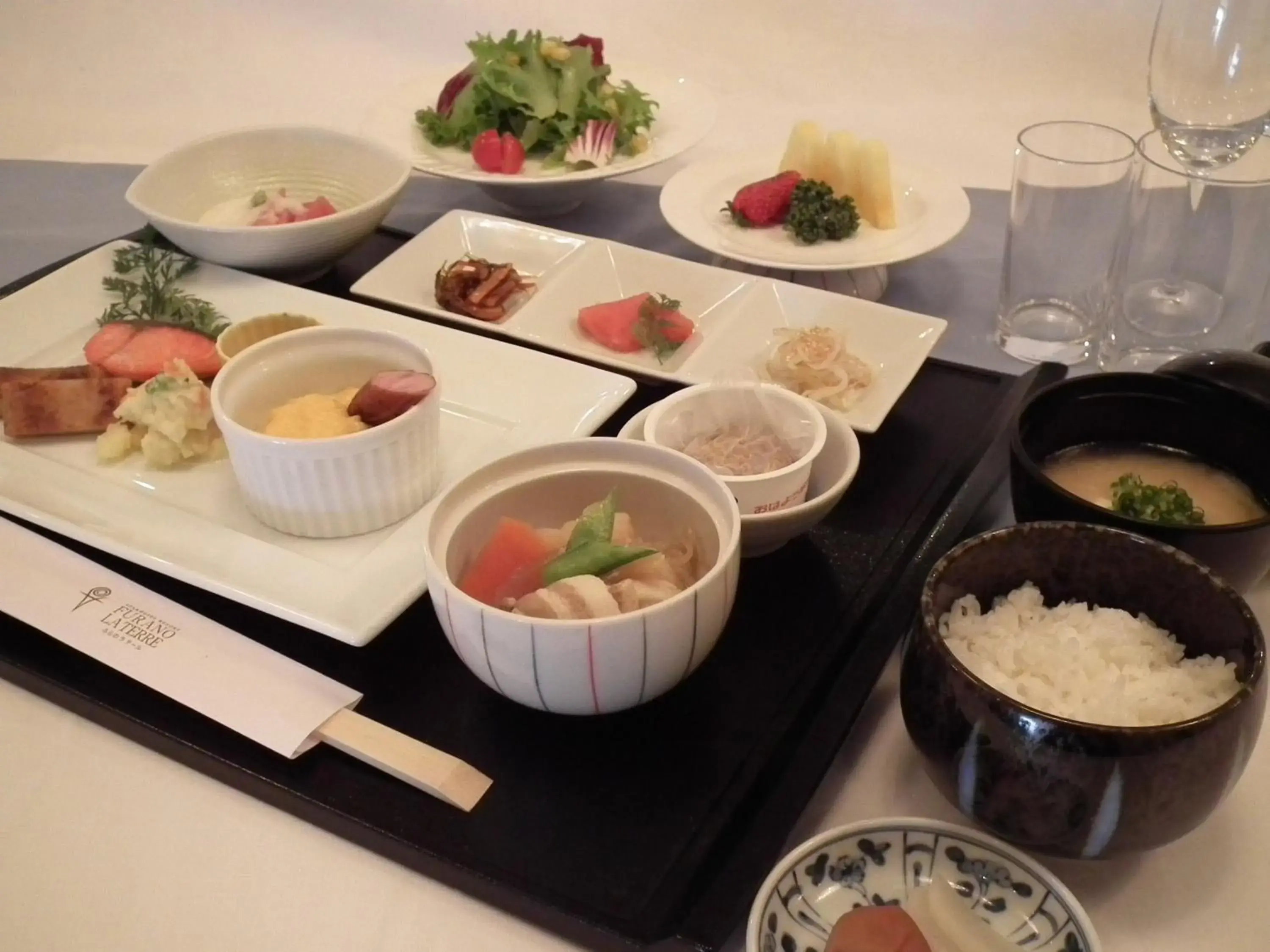 Asian breakfast in Furano La Terre Asian breakfast in Furano La Terre