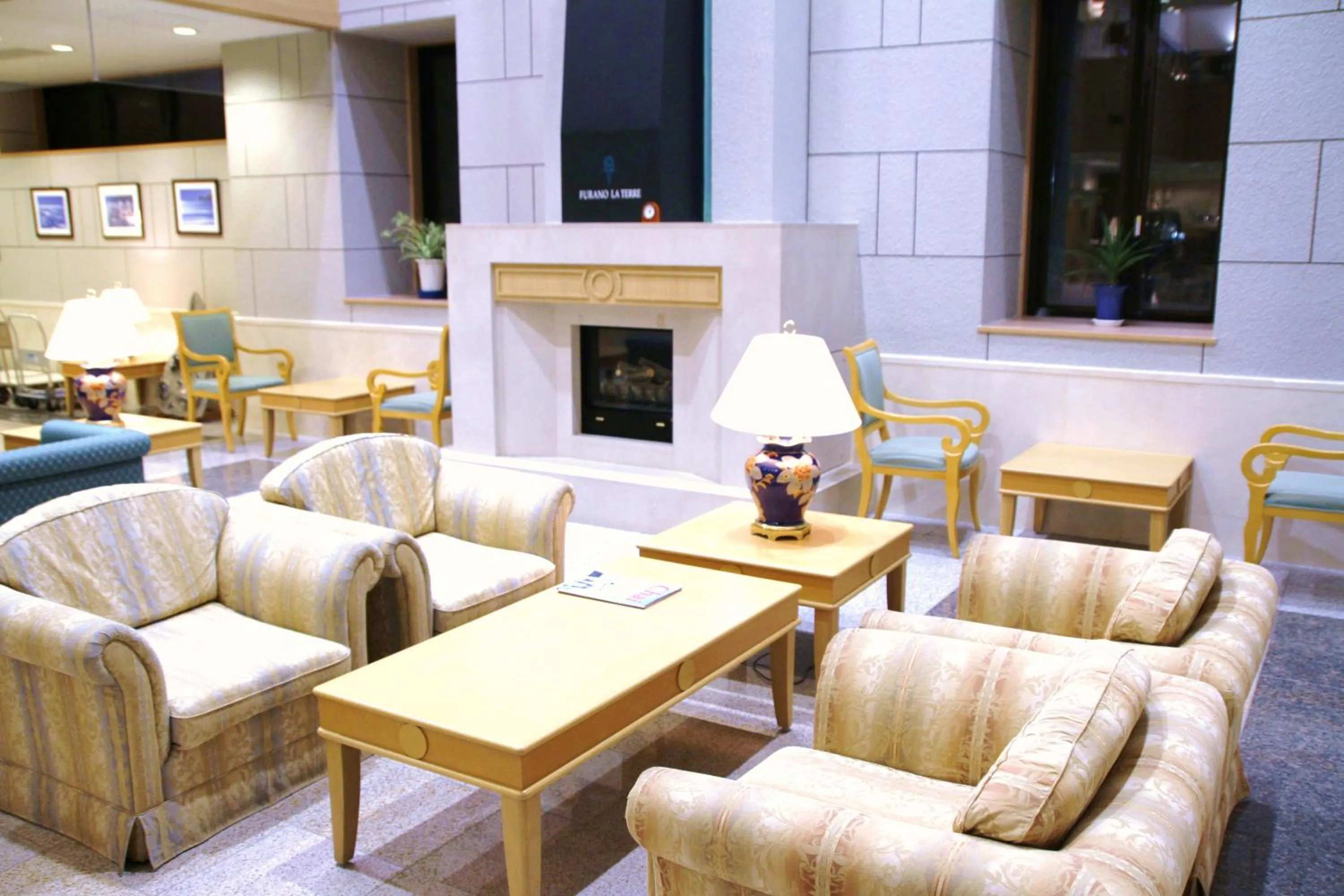 Lobby or reception in Furano La Terre