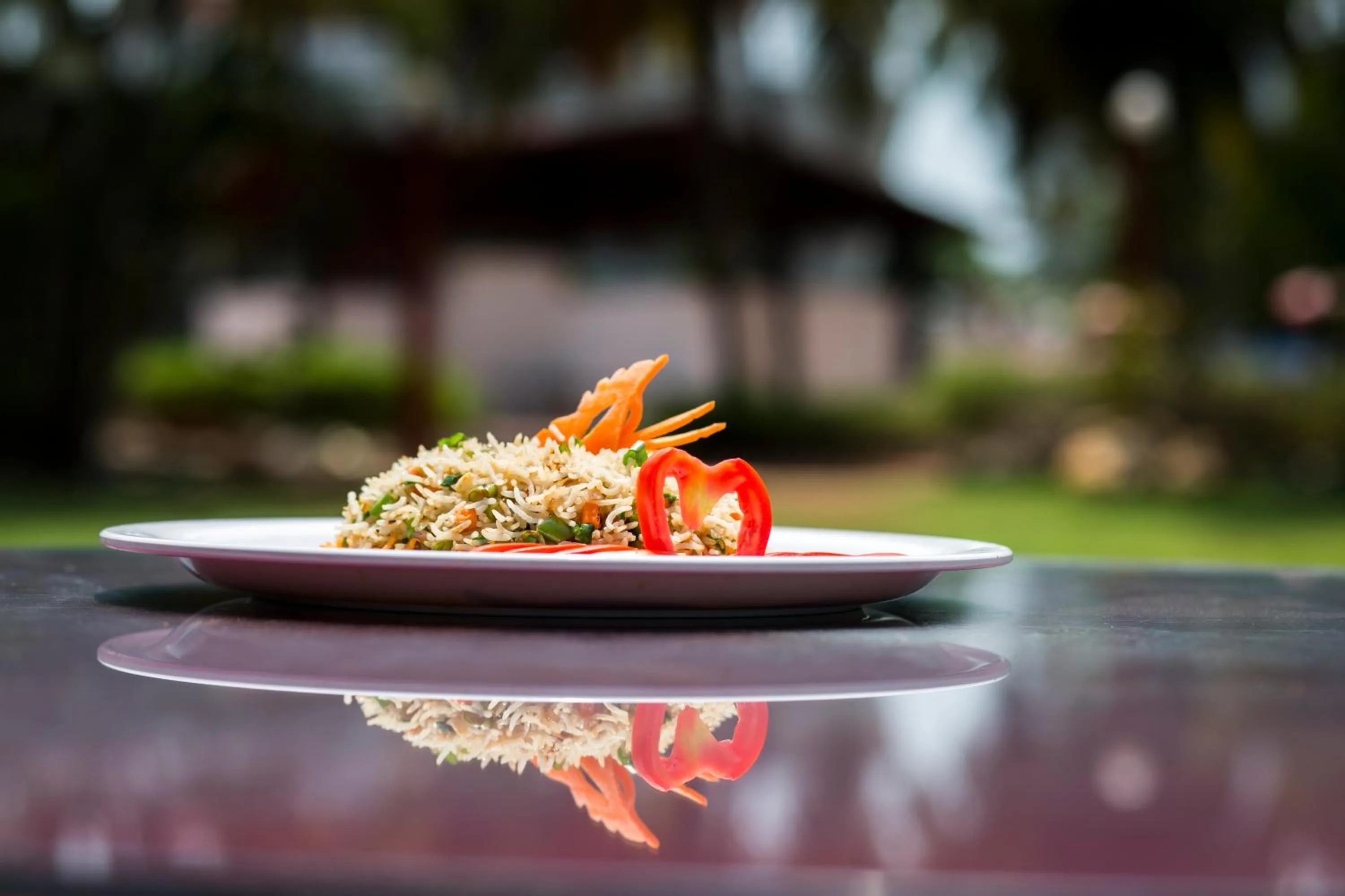 Food in The Byke Old Anchor Beach Resort & Spa