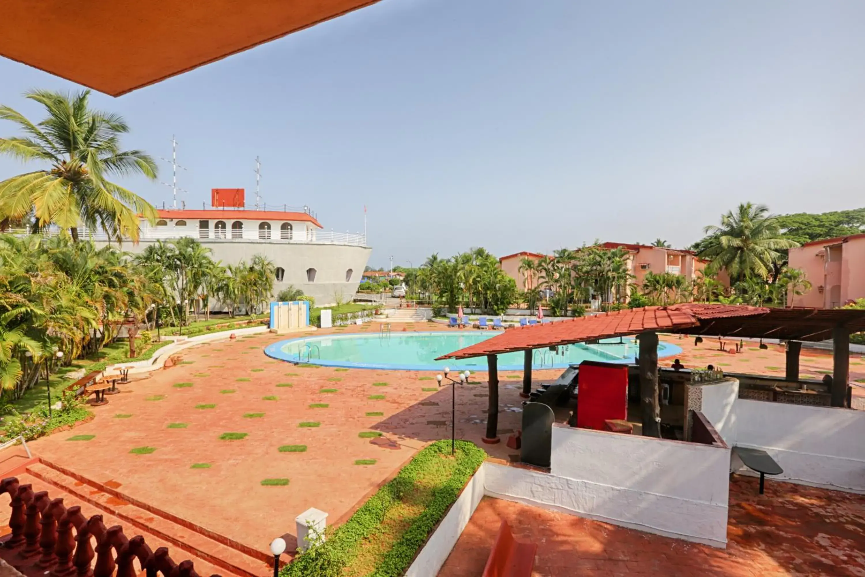 Pool view in The Byke Old Anchor Beach Resort & Spa Pool view in The Byke Old Anchor Beach Resort & Spa