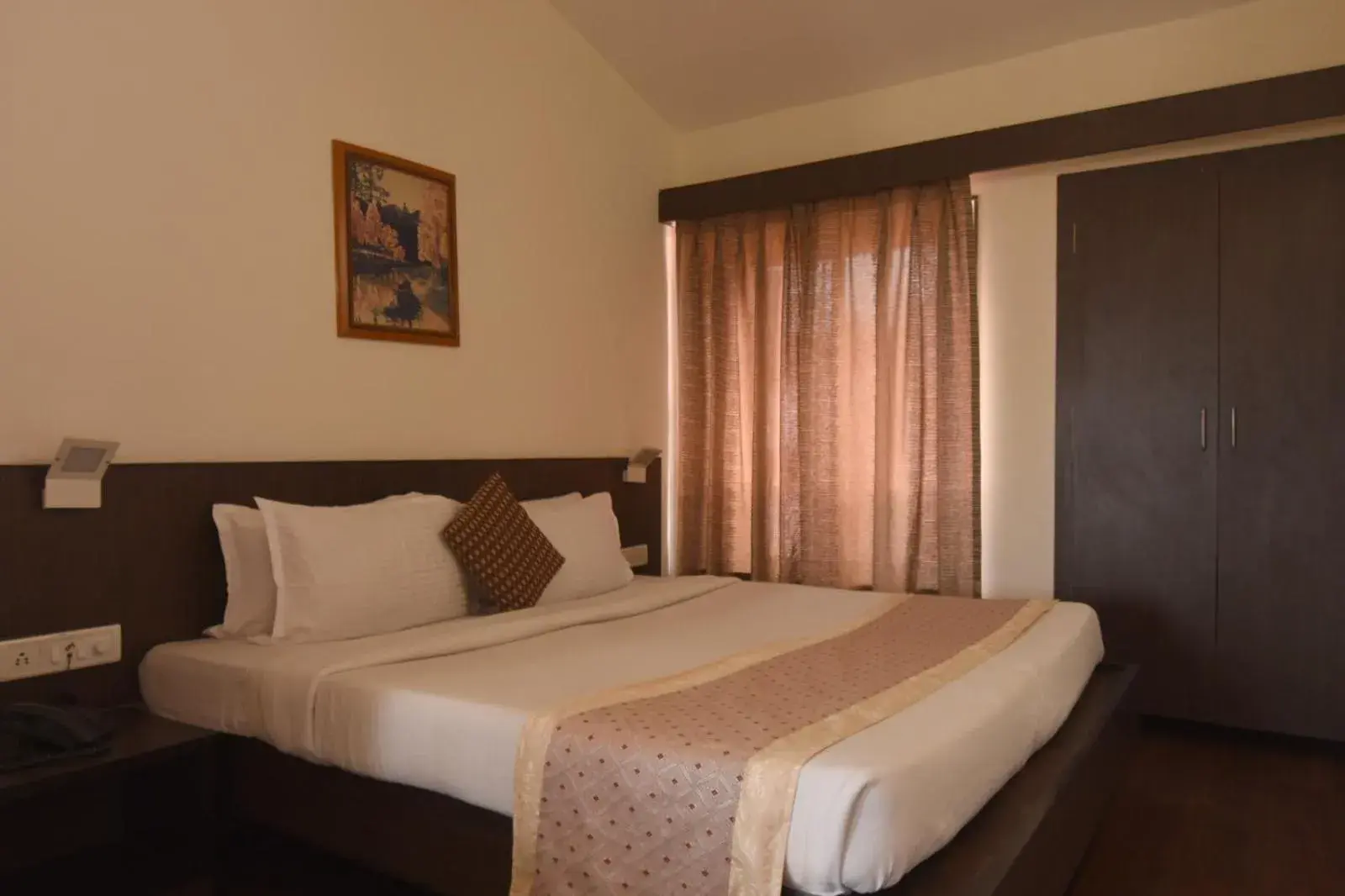 Bed in The Byke Old Anchor Beach Resort & Spa Bed in The Byke Old Anchor Beach Resort & Spa