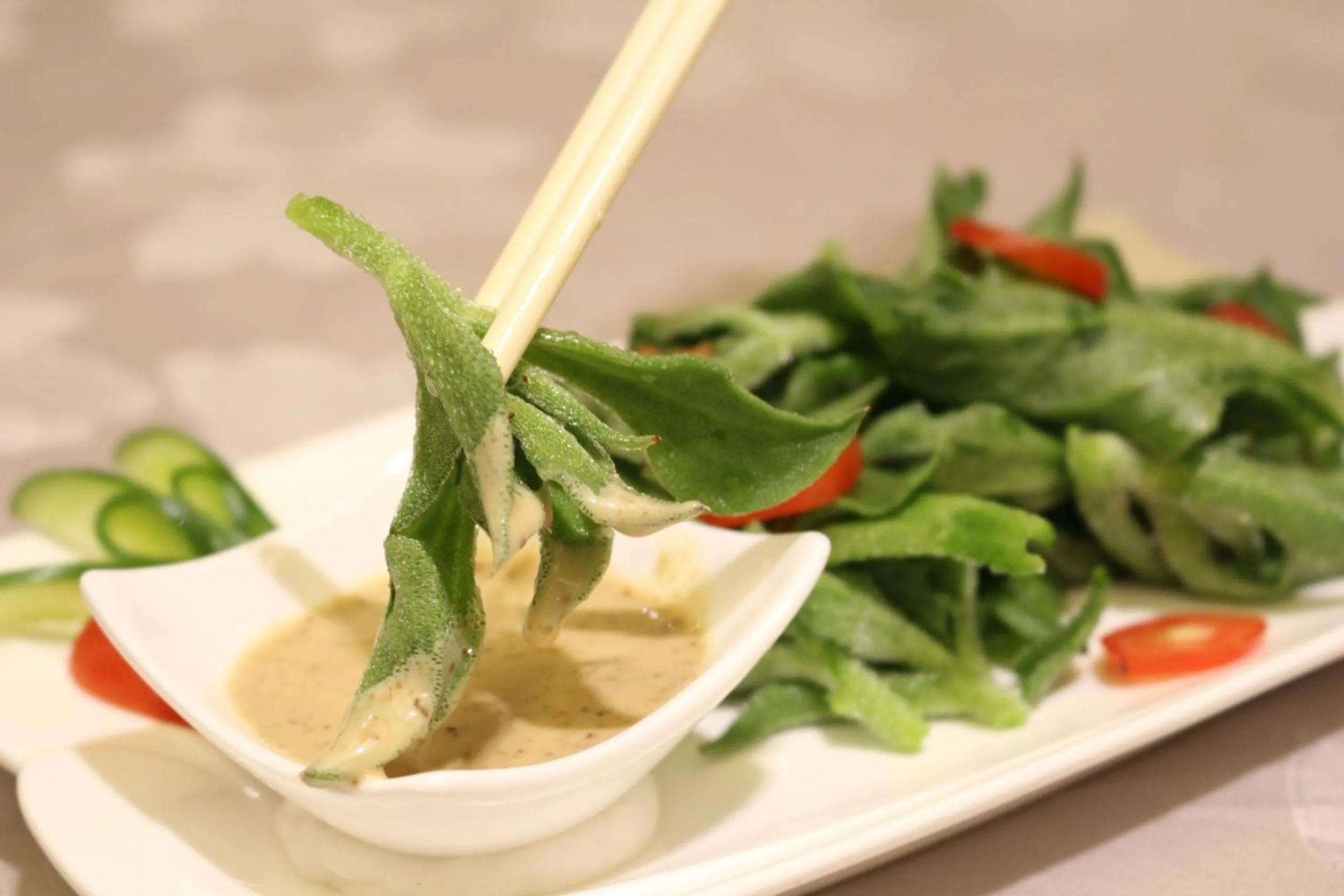 Food close-up in Lijiang Waterfall Hotel Guilin