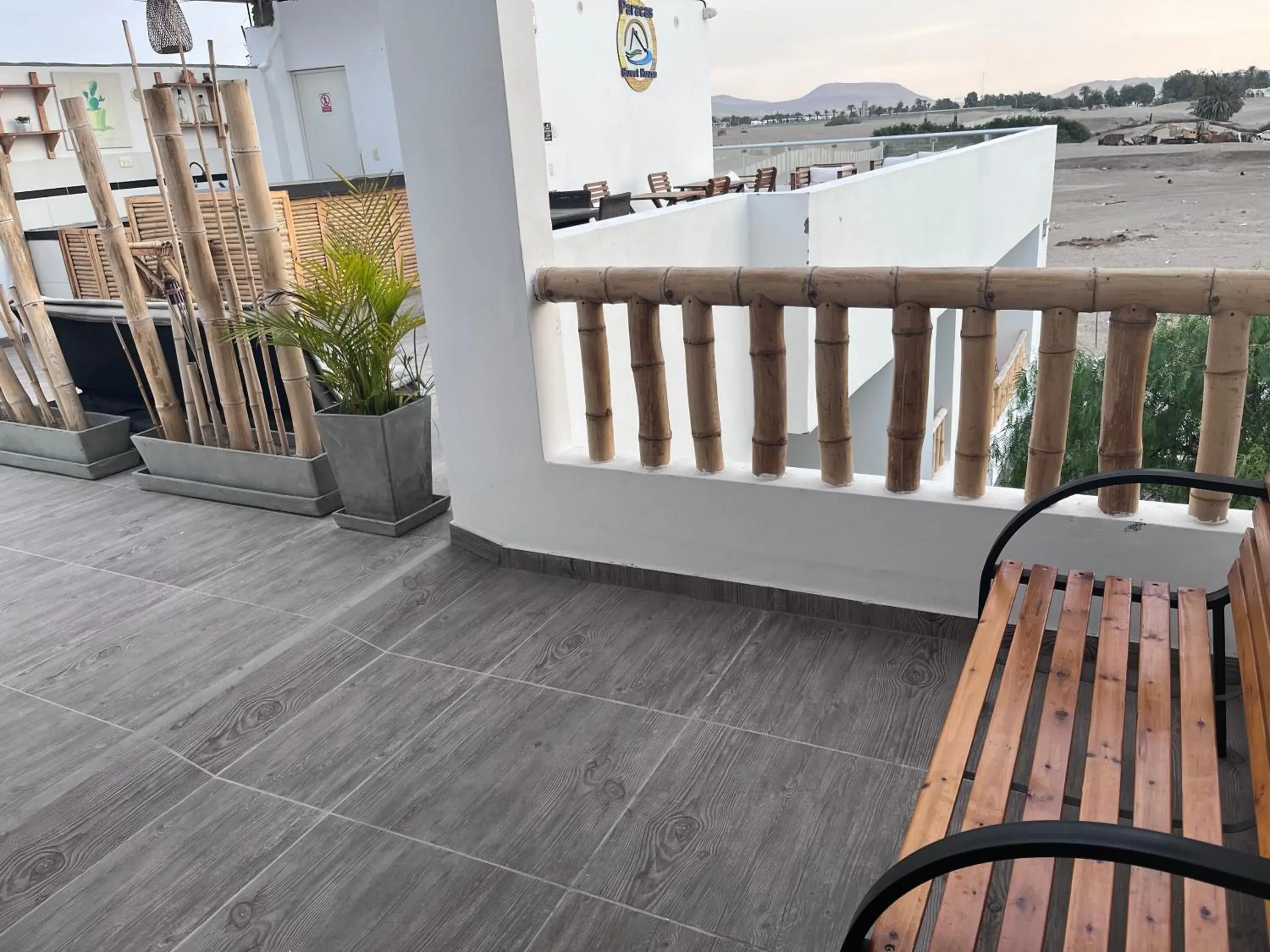 Balcony/Terrace in Paracas Guest House Balcony/Terrace in Paracas Guest House