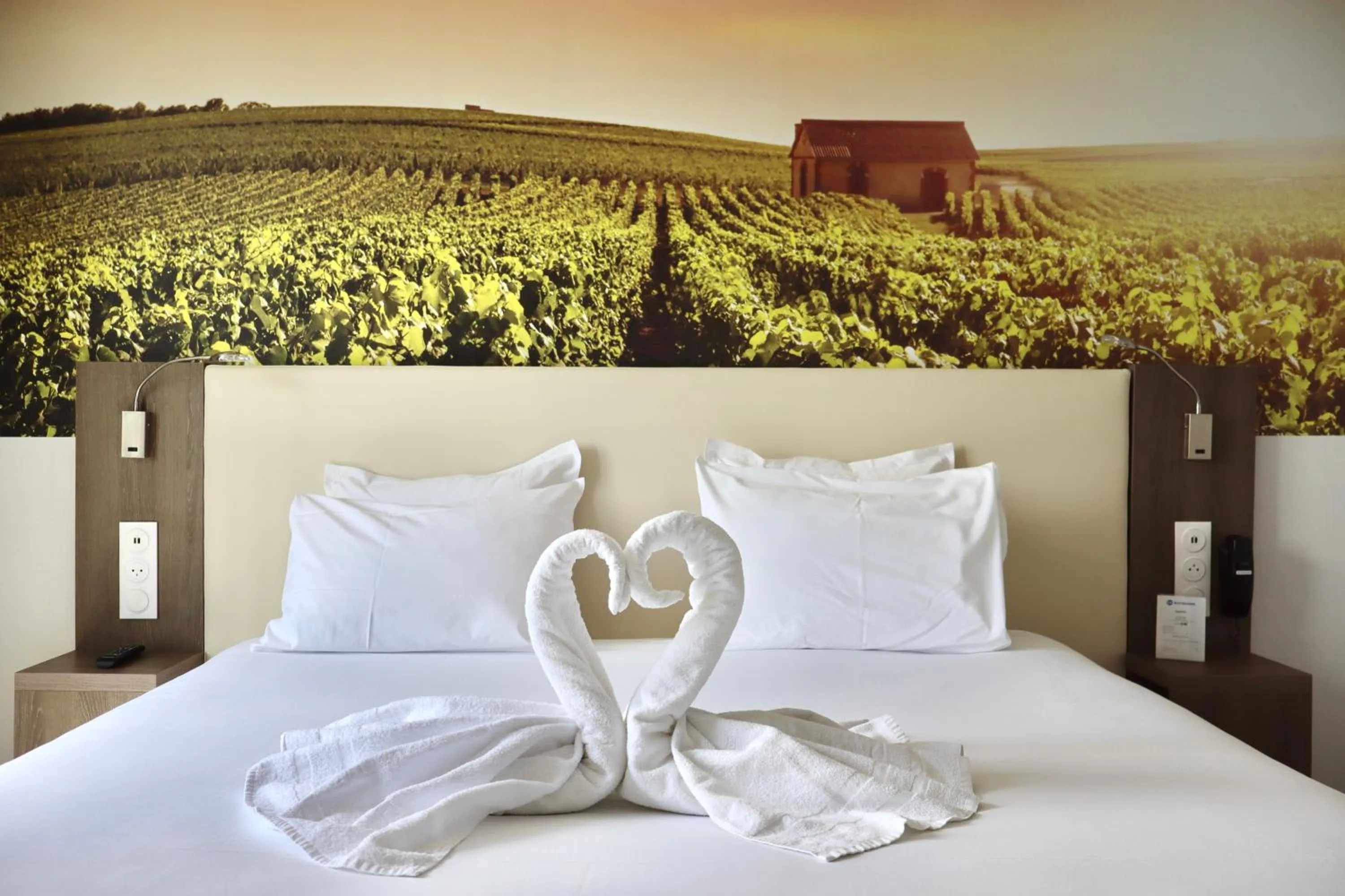 Bed in Best Western Hotel Ile de France