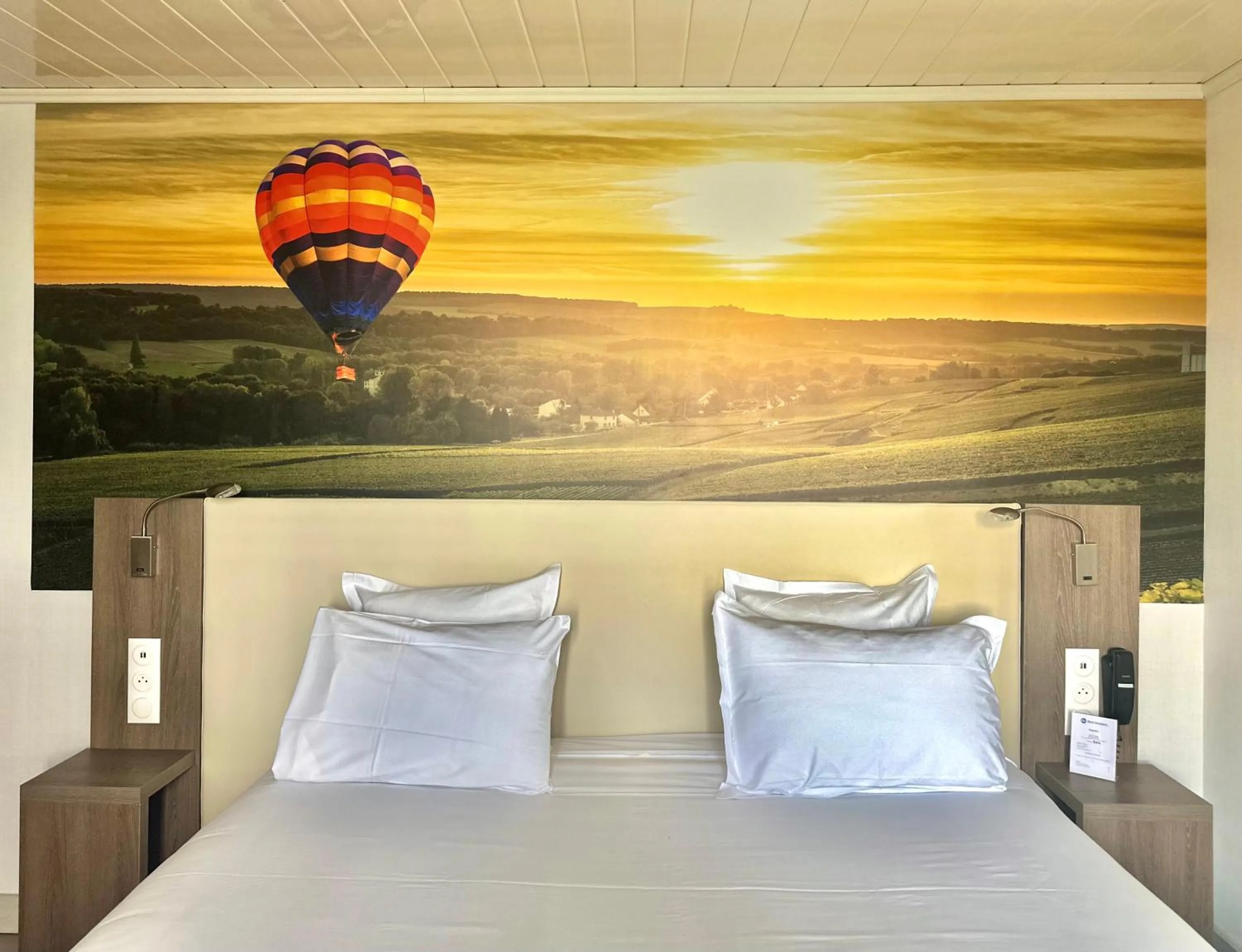 Bed in Best Western Hotel Ile de France