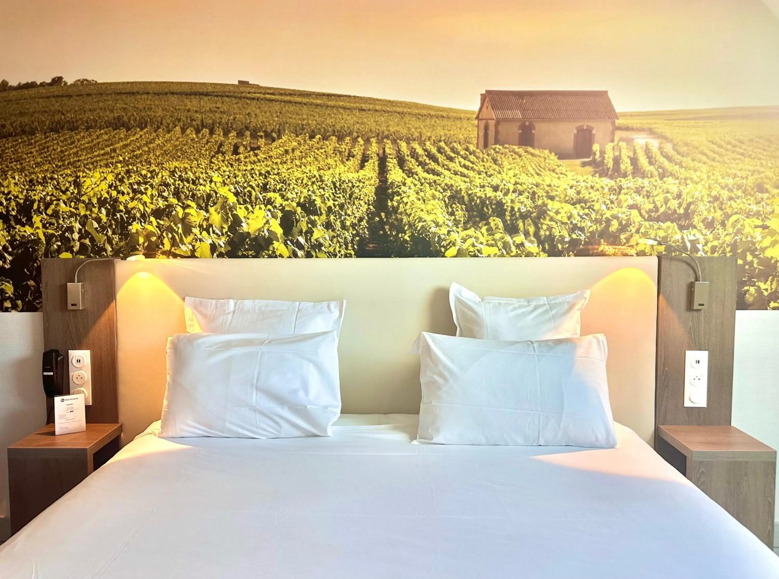 Bed in Best Western Hotel Ile de France