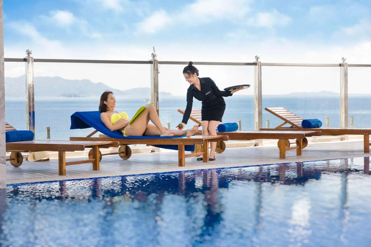 Swimming pool in Xavia Hotel