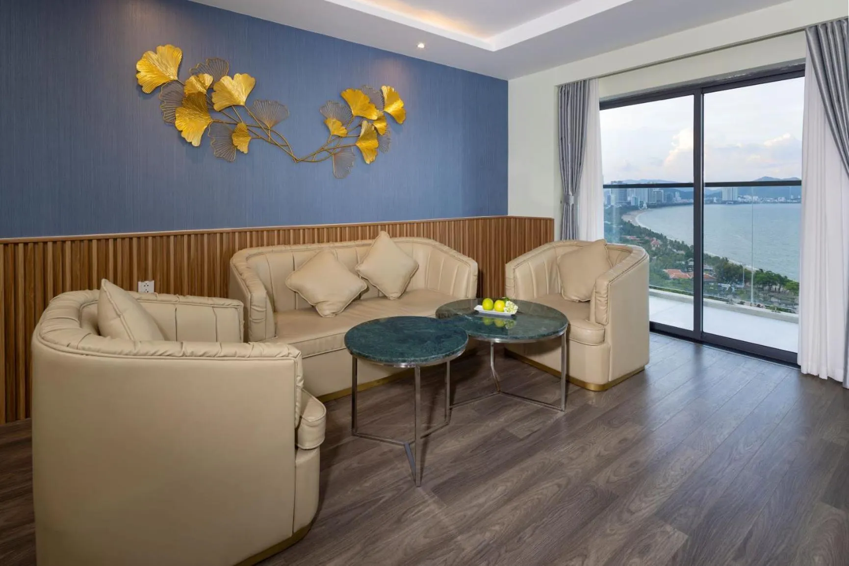 Seating area in Xavia Hotel