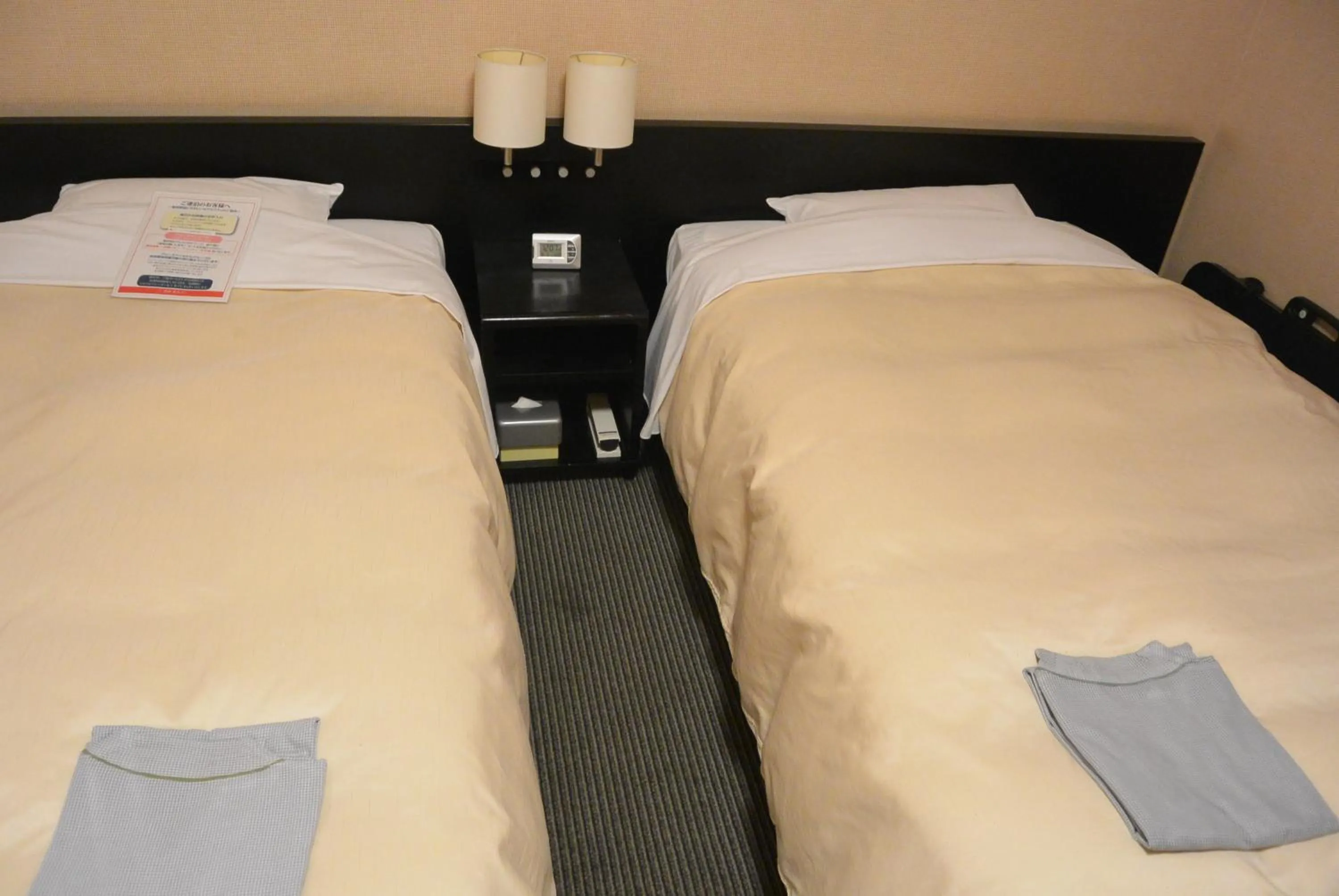 Bed in Hotel Crown Hills Kushiro