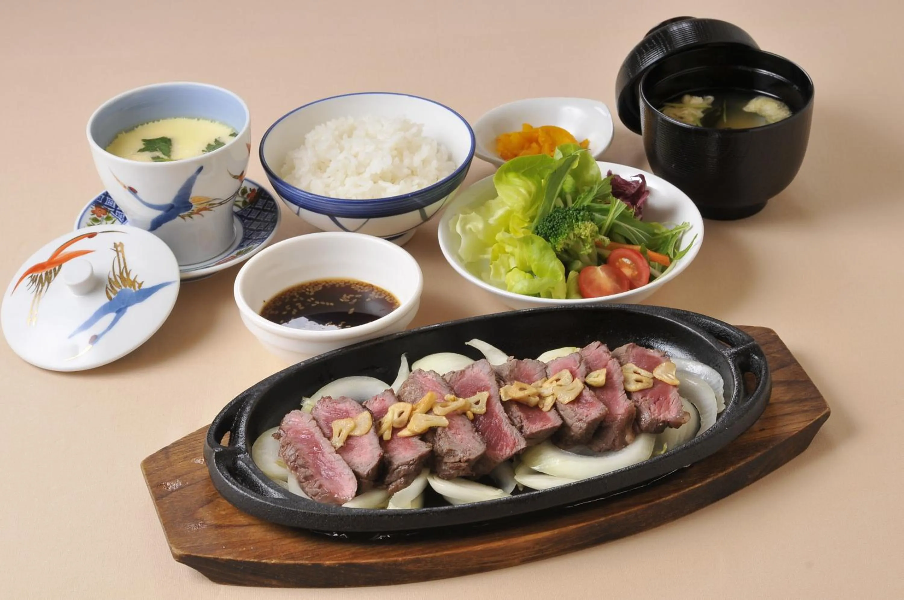 Dinner in Hotel Crown Hills Kushiro