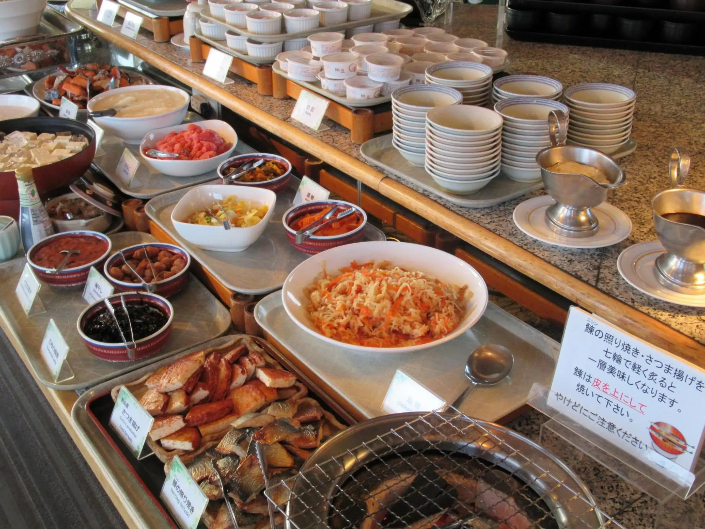 Buffet breakfast in Hotel Crown Hills Kushiro Buffet breakfast in Hotel Crown Hills Kushiro