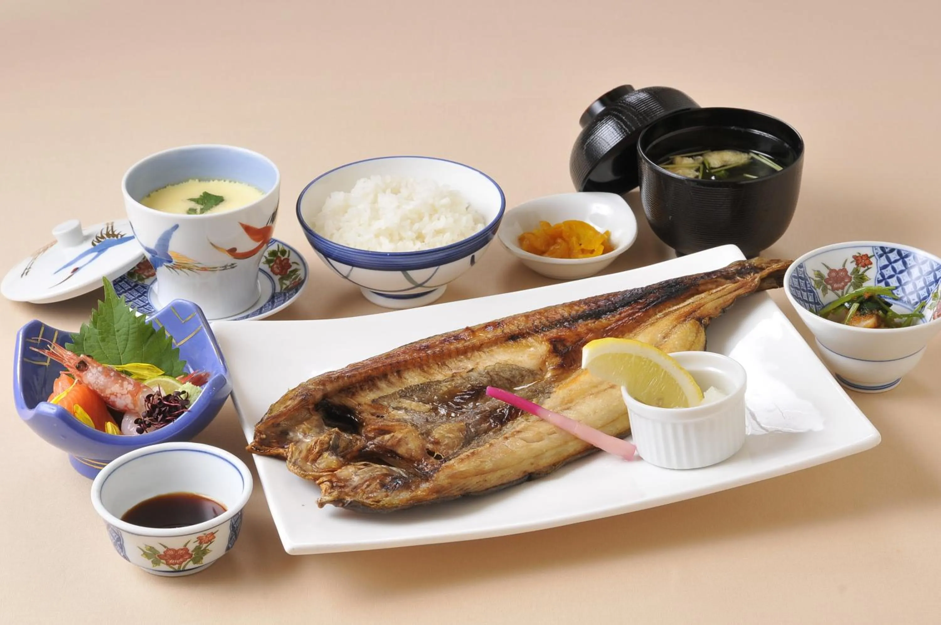 Dinner in Hotel Crown Hills Kushiro