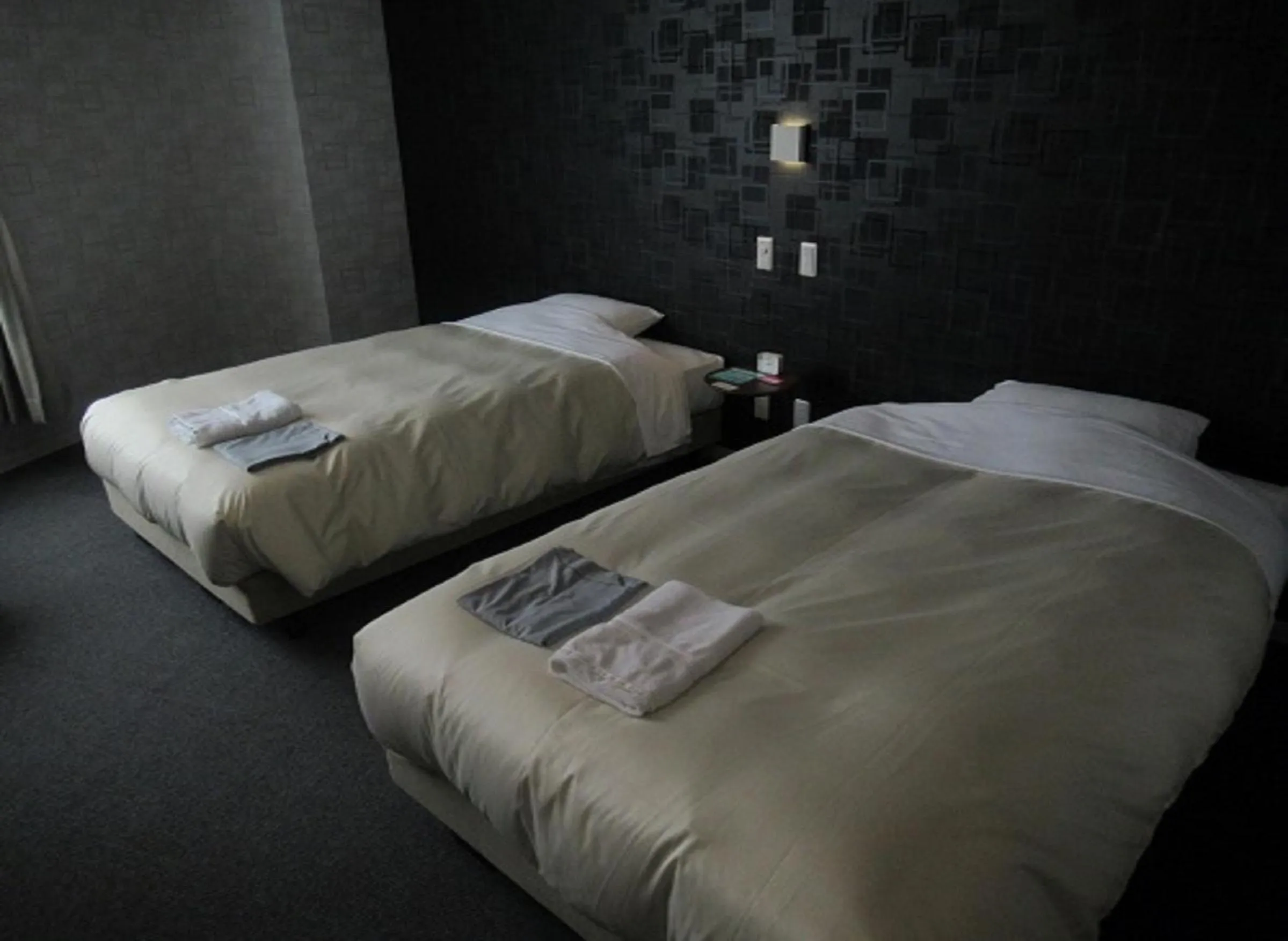 Photo of the whole room, Bed in Hotel Crown Hills Kushiro
