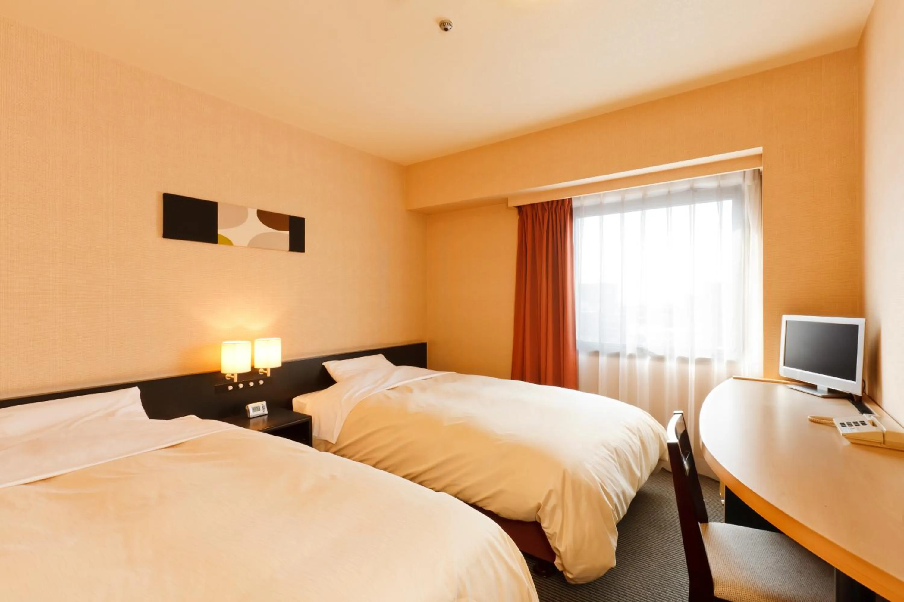 Bed in Hotel Crown Hills Kushiro