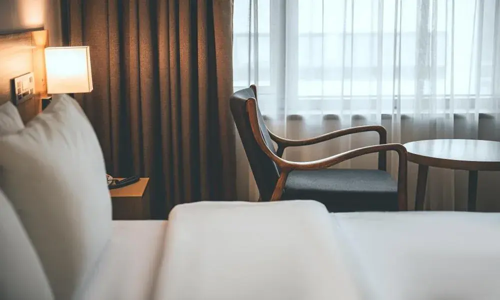 Bed in Wonju City Hotel HYEOKSIN Bed in Wonju City Hotel HYEOKSIN