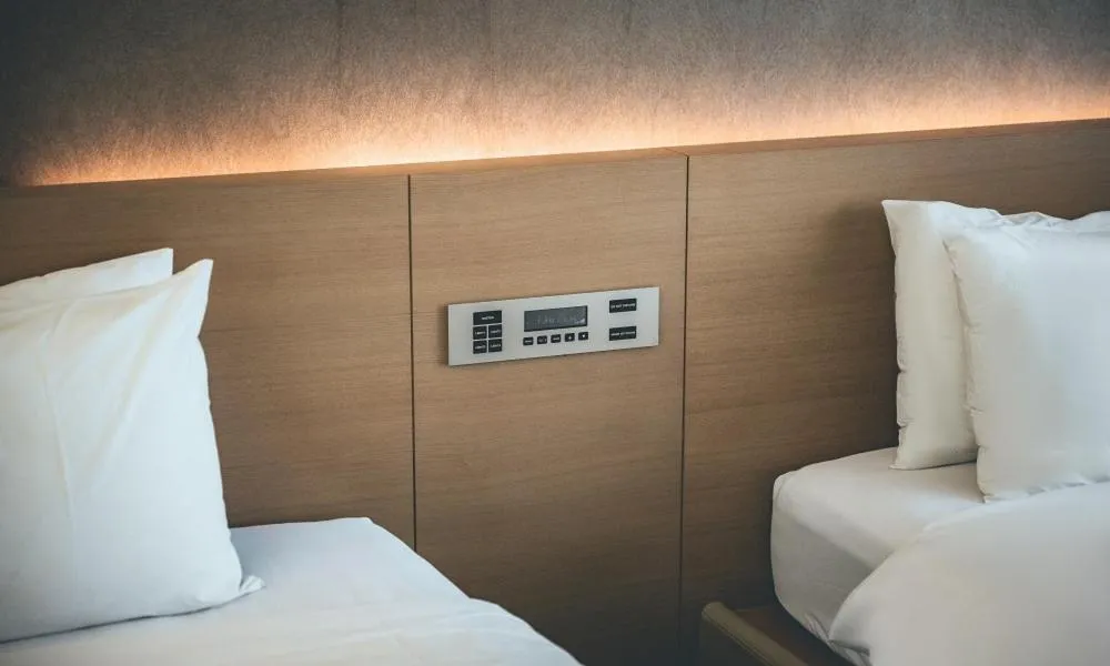 Bed in Wonju City Hotel HYEOKSIN