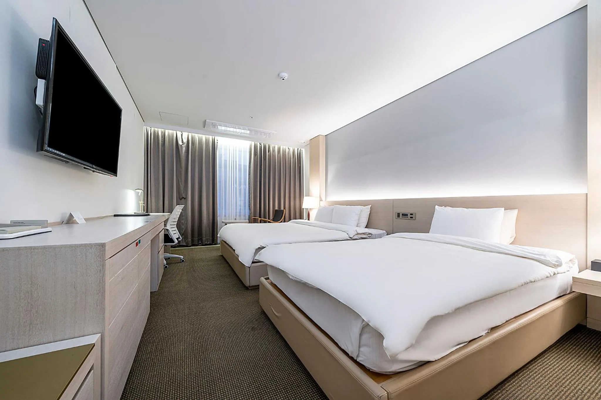 Bed in Wonju Citi Hotel