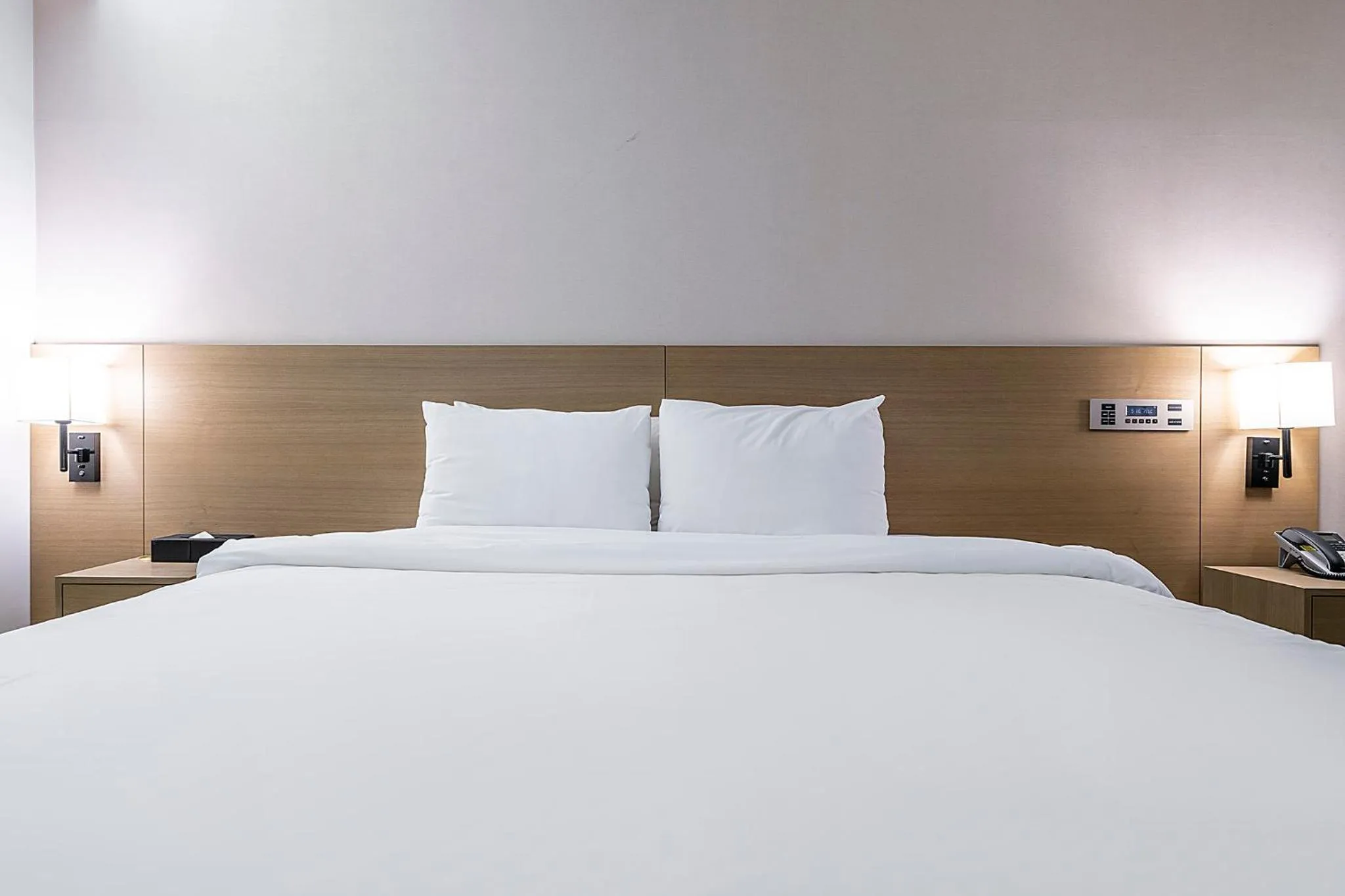 Bed in Wonju Citi Hotel