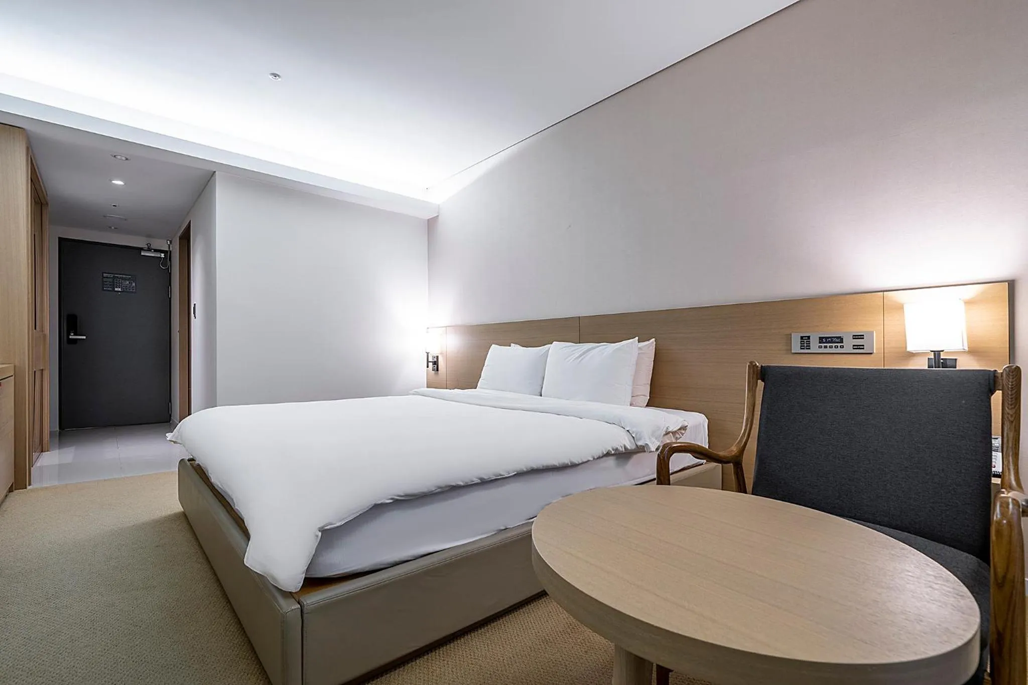 Bed in Wonju Citi Hotel