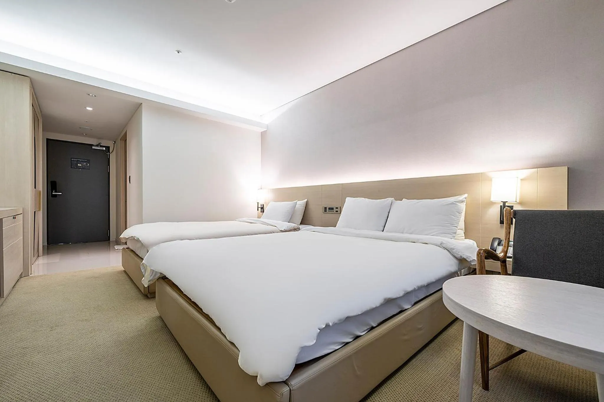 Bed in Wonju Citi Hotel