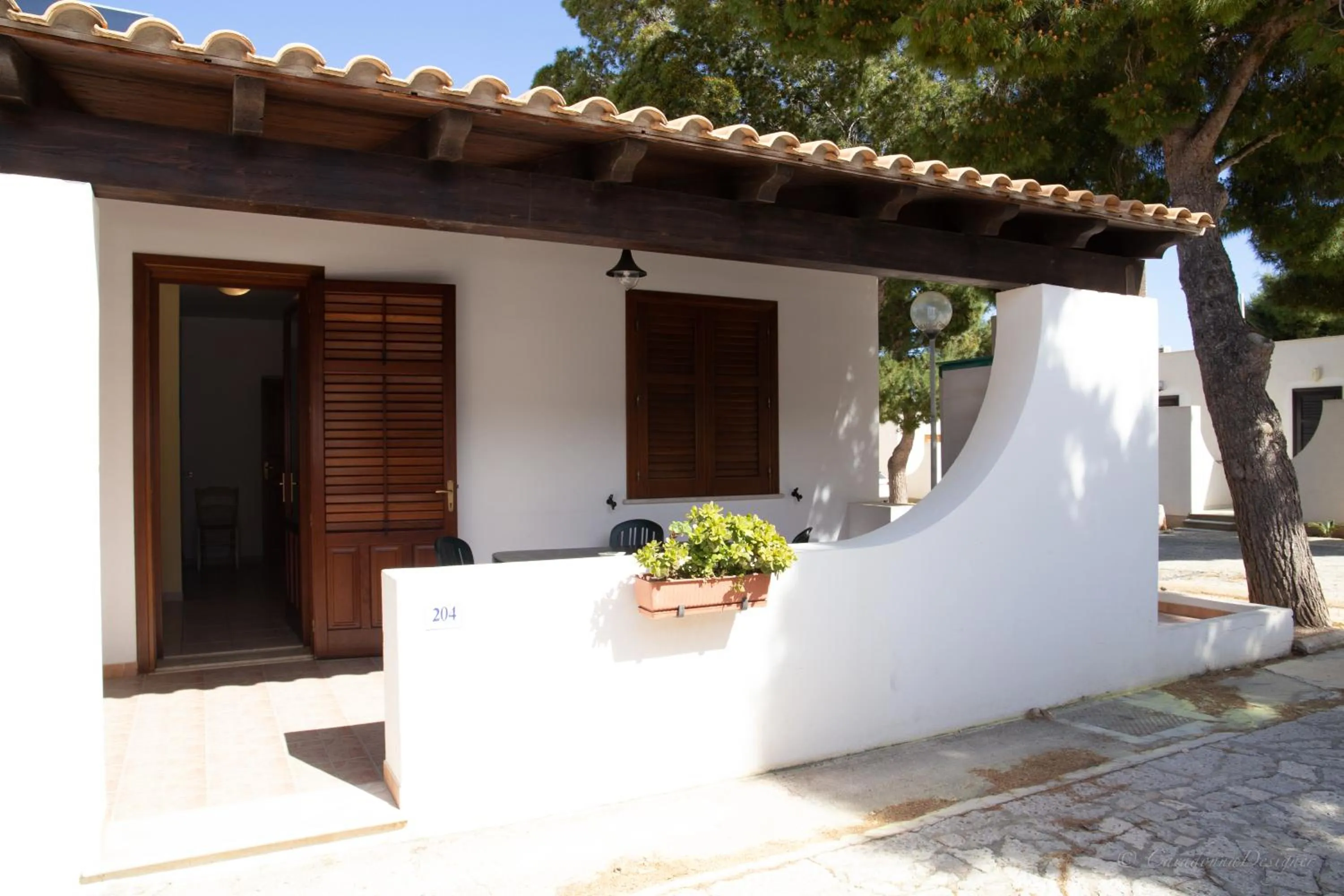 Patio in Camping Village La Pineta