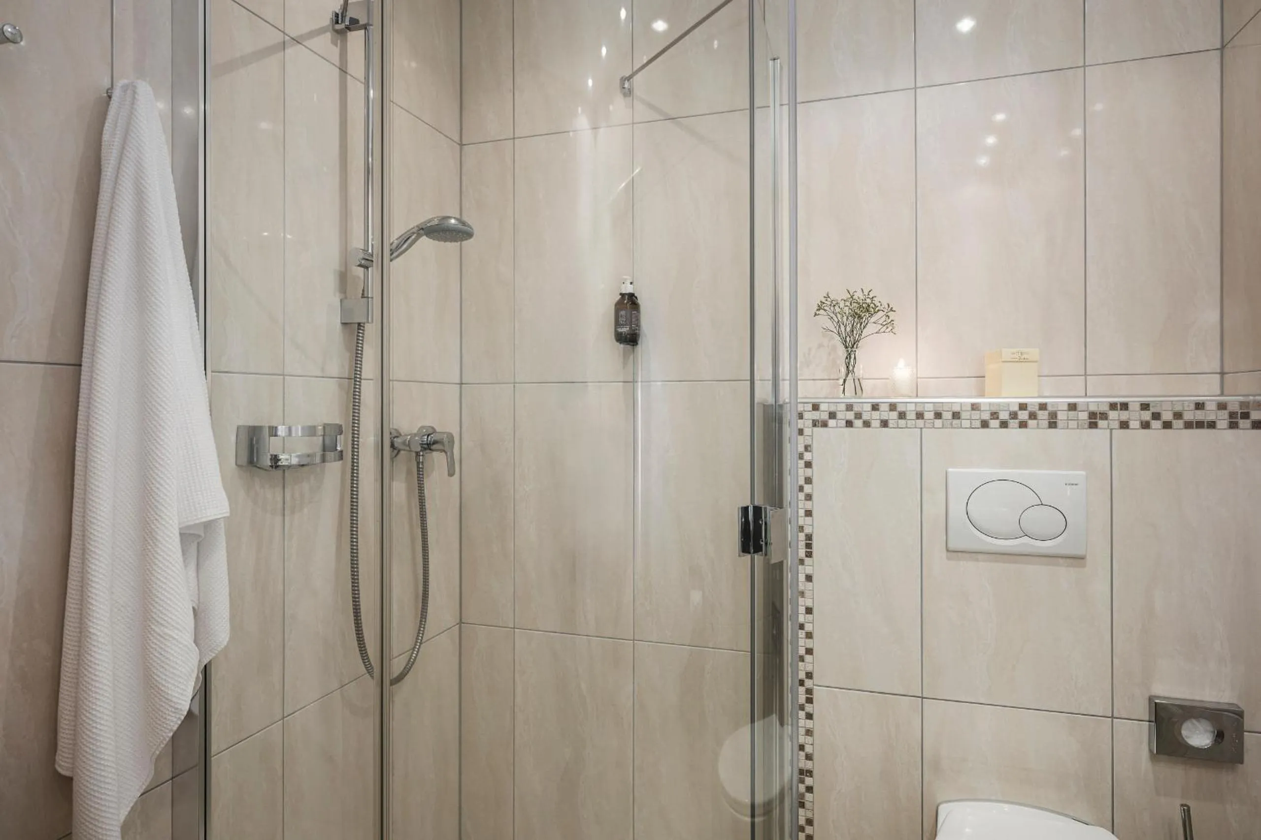 Shower in Hotel Lenz