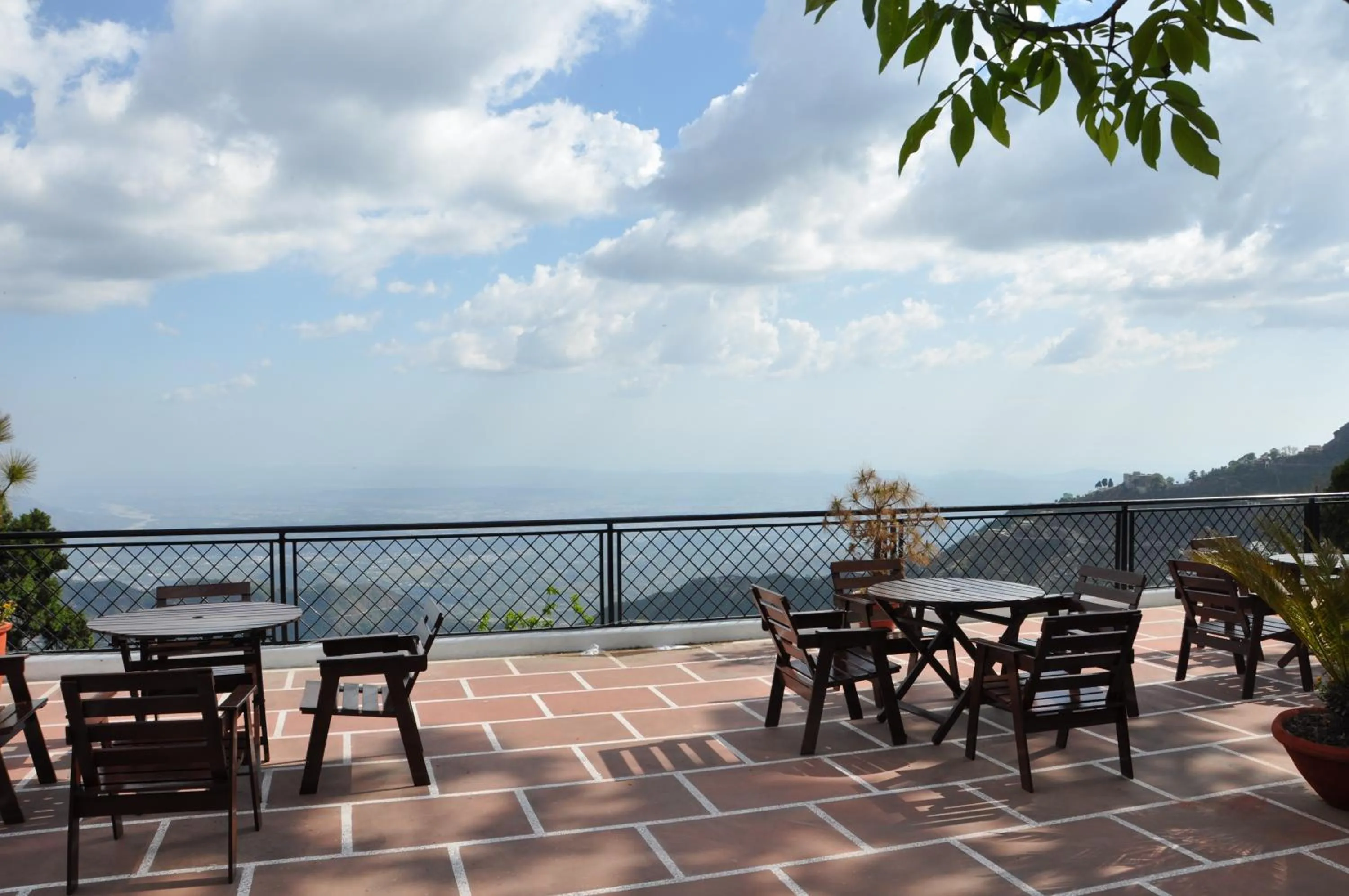 Patio in WelcomHeritage Kasmanda Palace