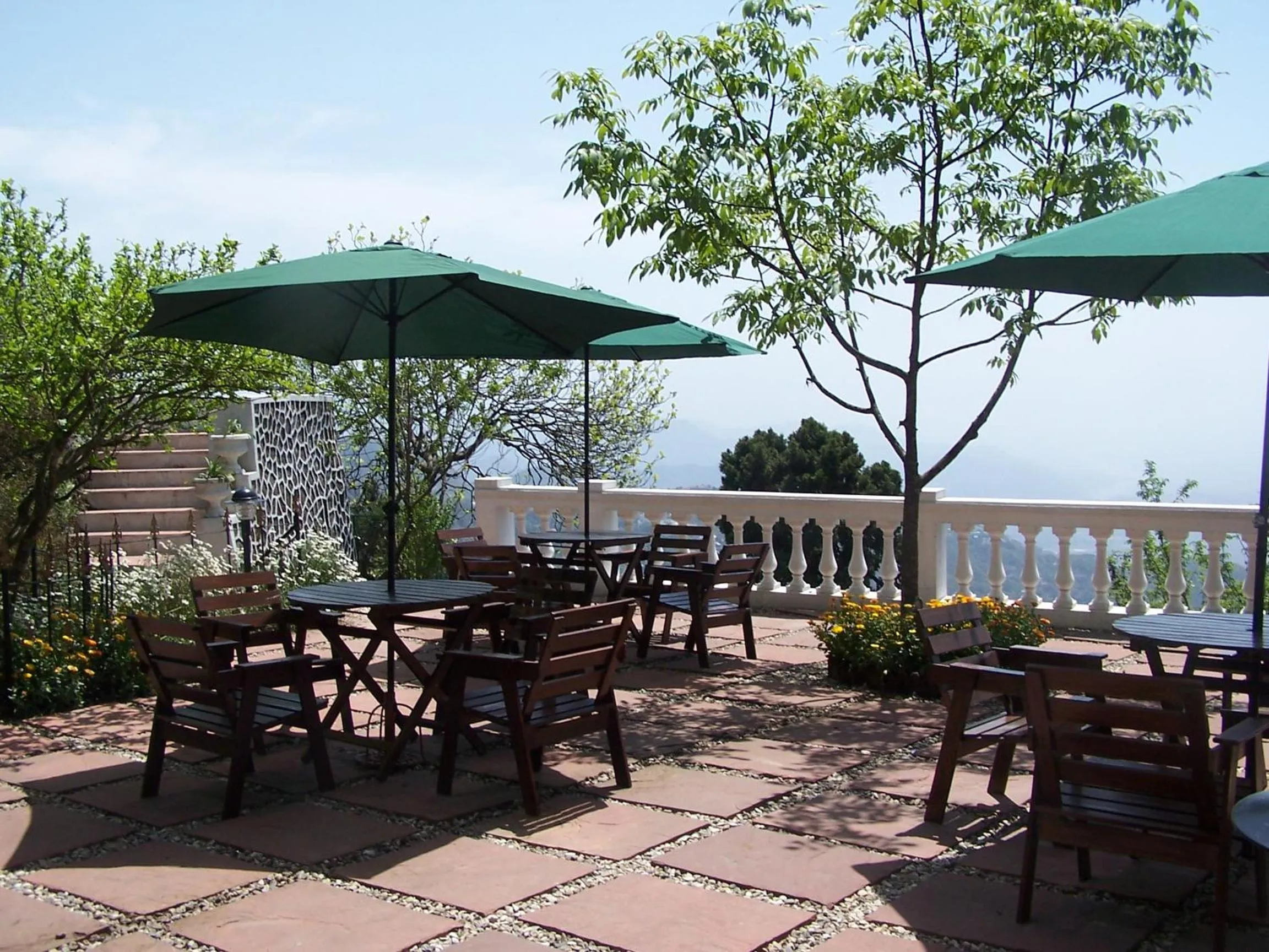 Patio in WelcomHeritage Kasmanda Palace