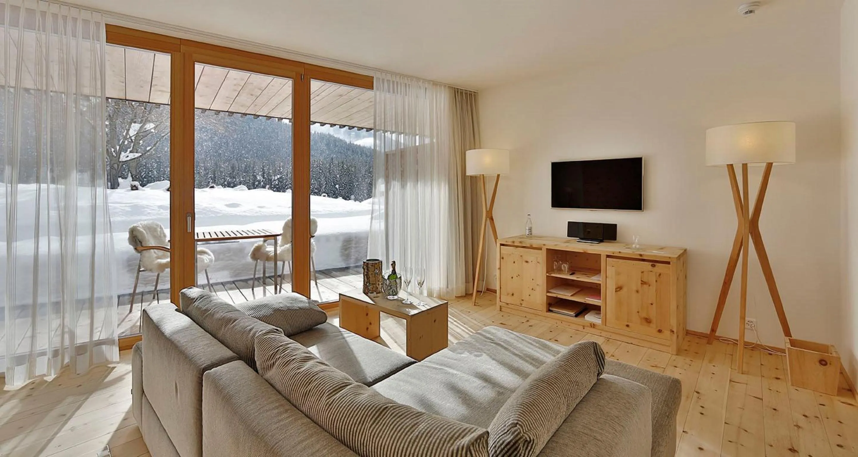 Living room in Relais & Châteaux IN LAIN Hotel Cadonau