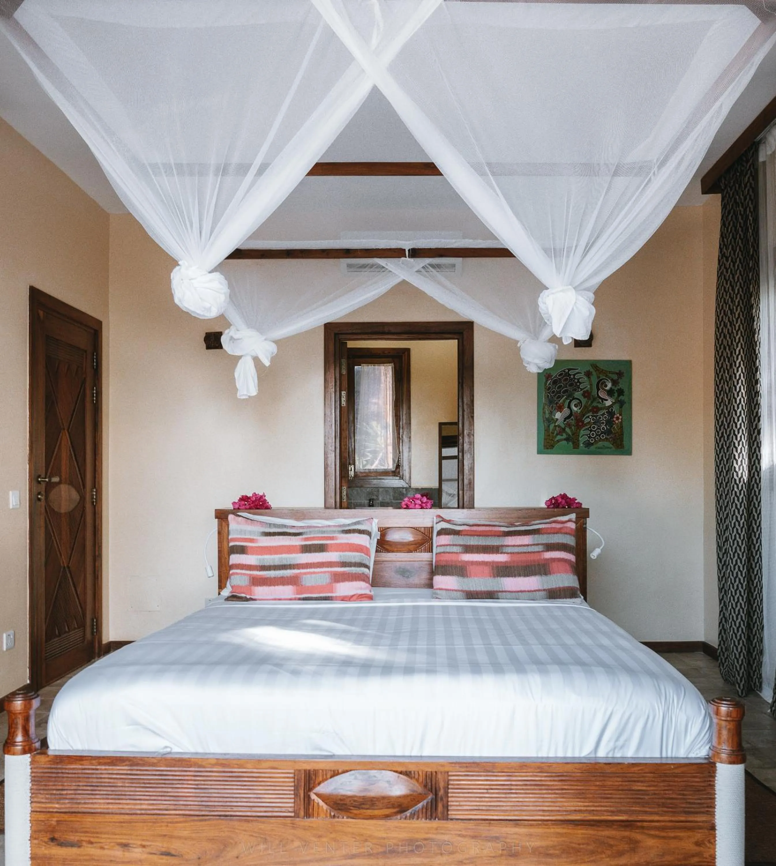 Bed in Zanziblue Boutique Villas