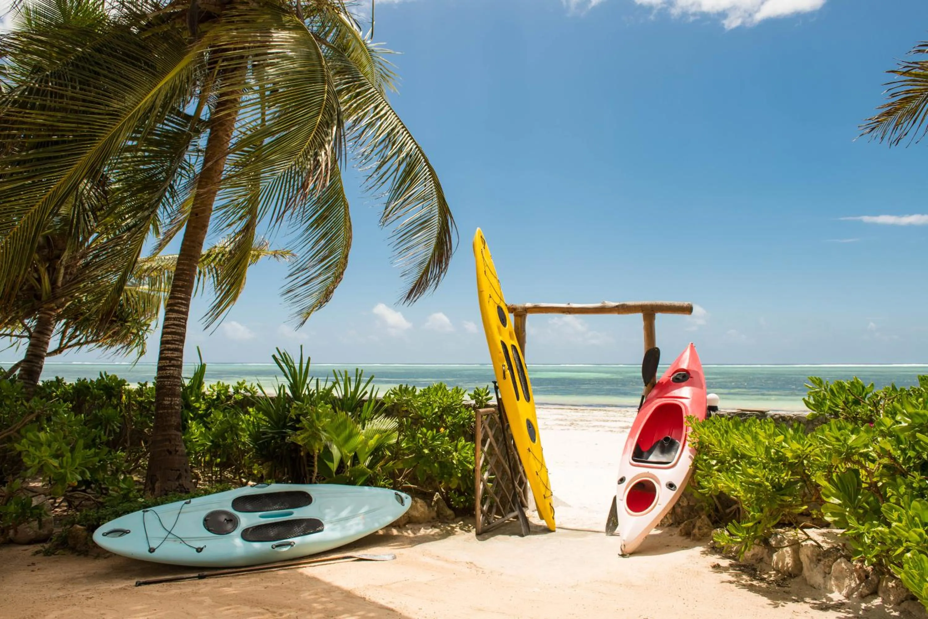 Canoeing in Zanziblue Boutique Villas