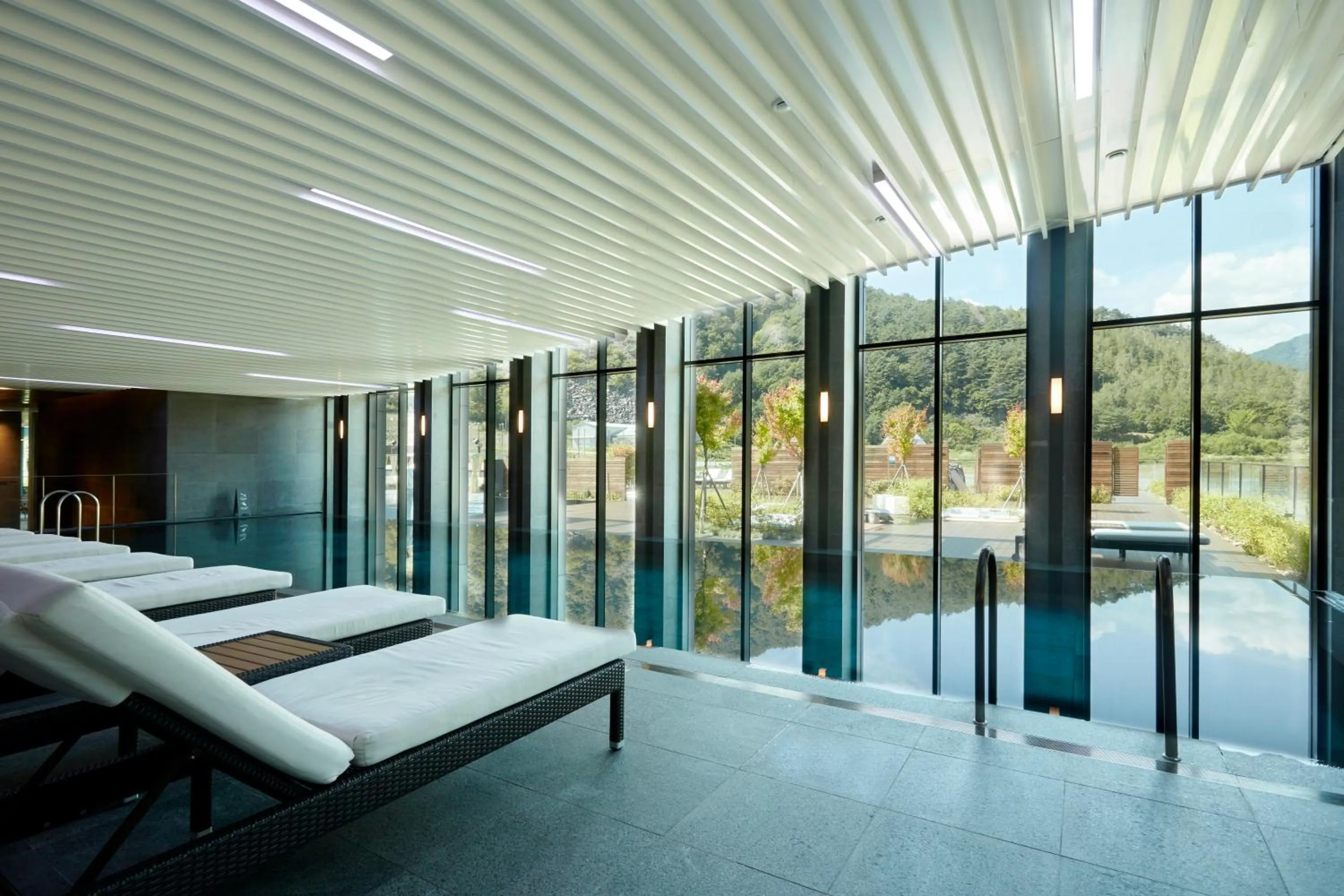 Swimming pool in PARK ROCHE Resort & Wellness