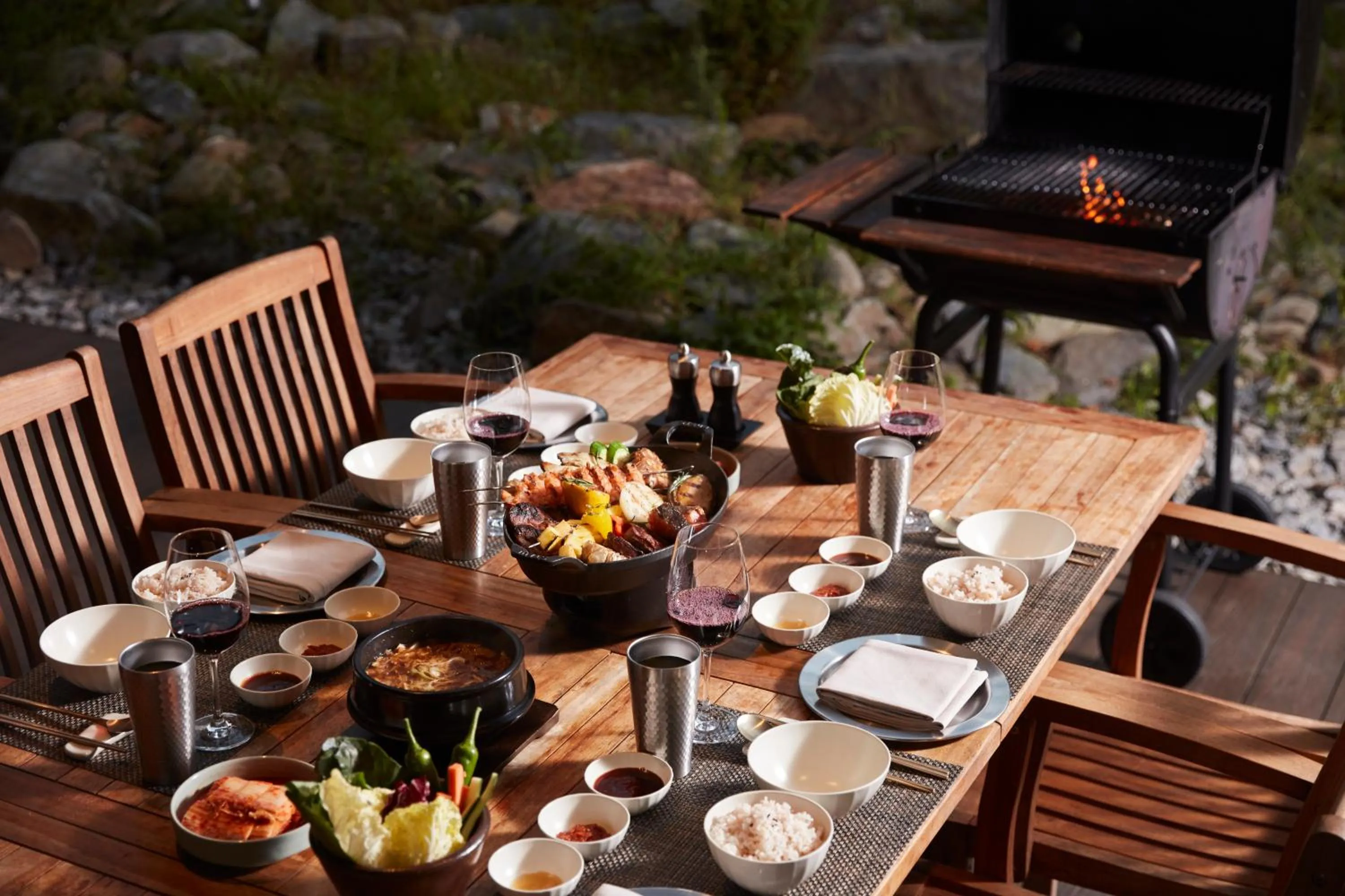 BBQ facilities in PARK ROCHE Resort & Wellness