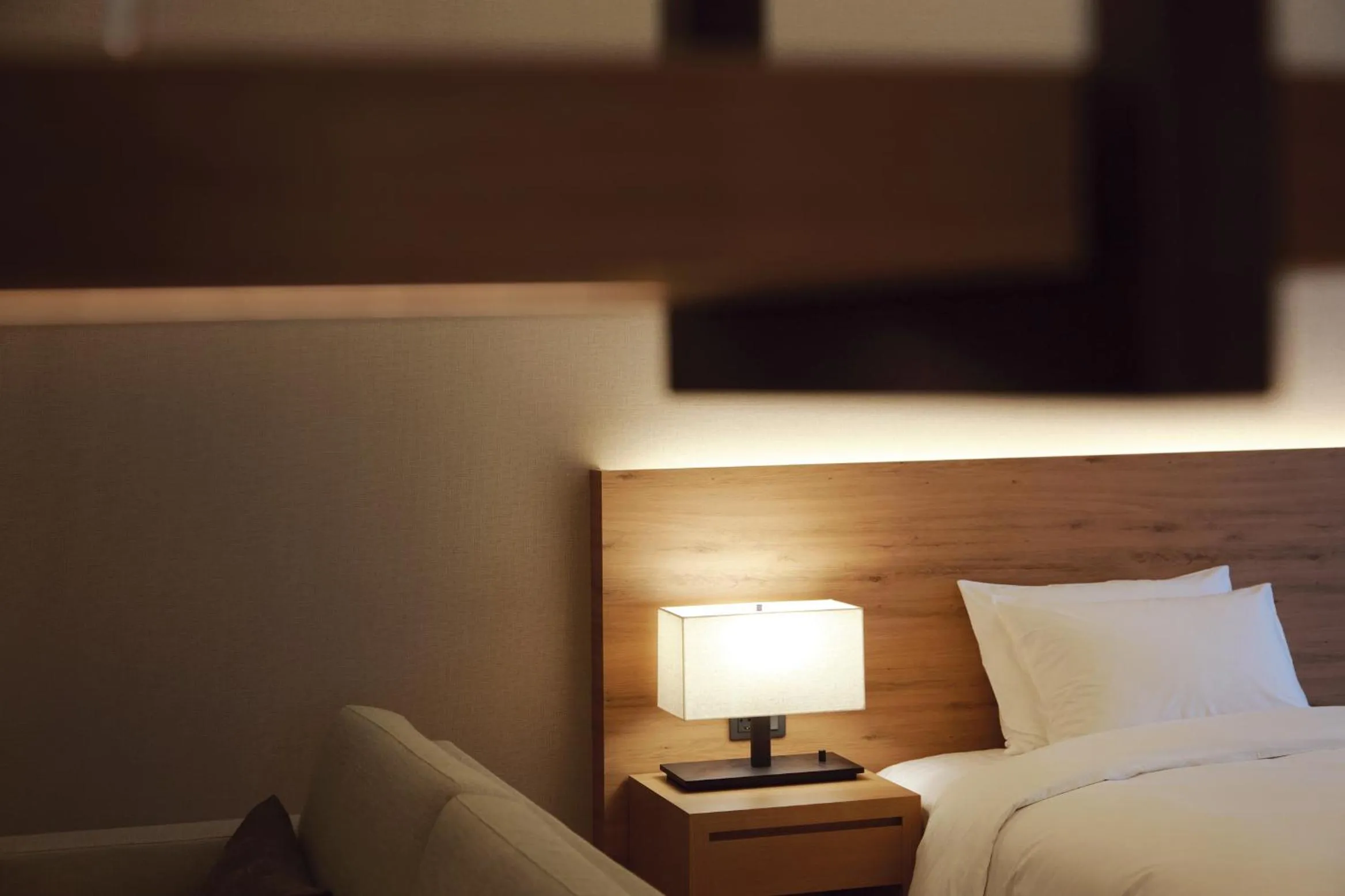 Bed in PARK ROCHE Resort & Wellness